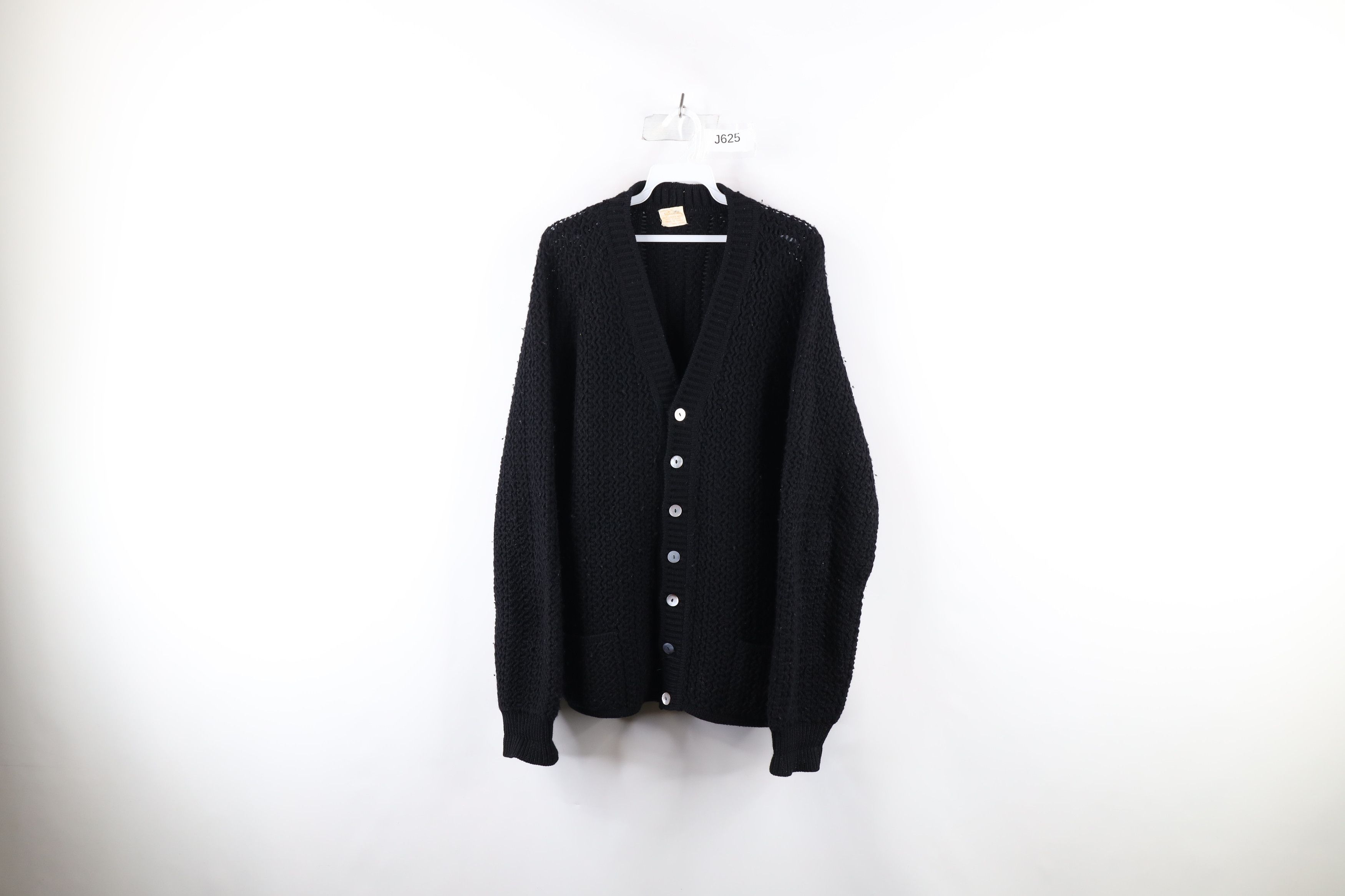 50s 60s black mohair cardigan モヘア カーディガン 50s 〜 60s vintage black mohair cardigan
