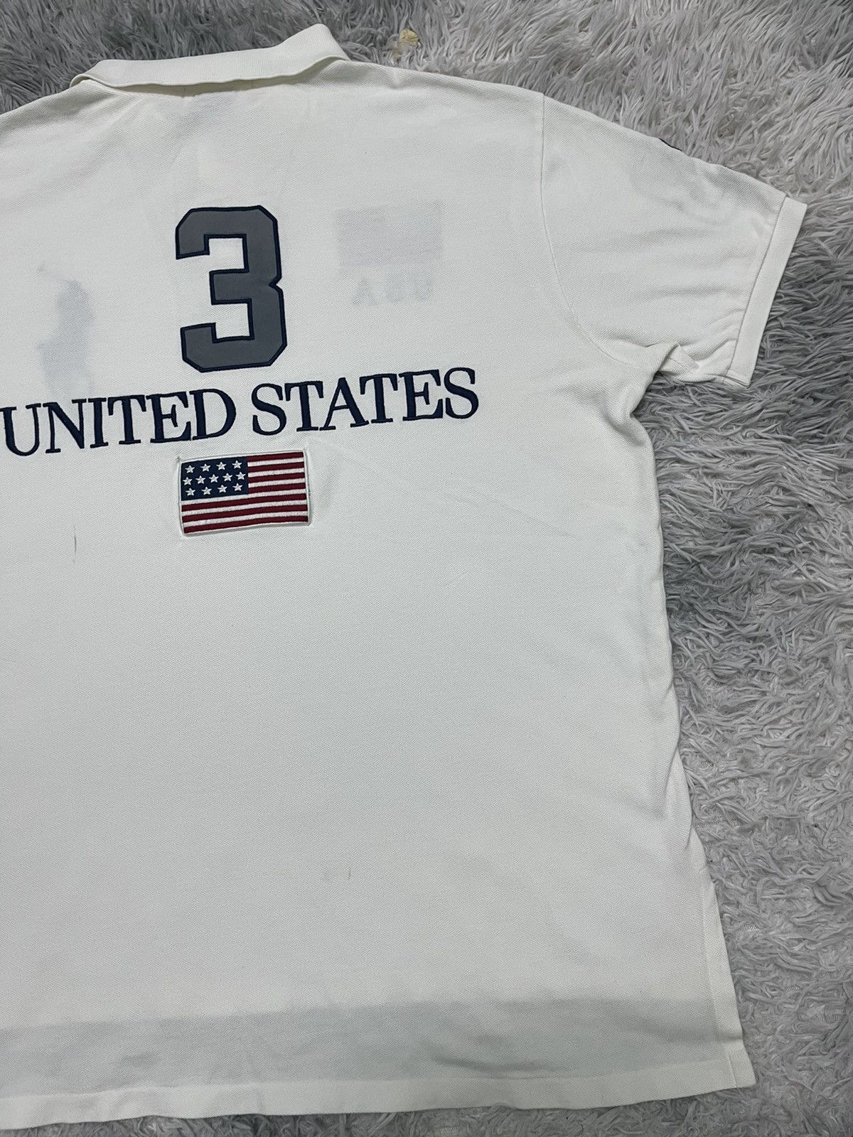 Polo Ralph Lauren VINTAGE POLO BY RALPH LAUREN USA FLAG RARE Size US XL / EU 56 / 4 - 16 Thumbnail