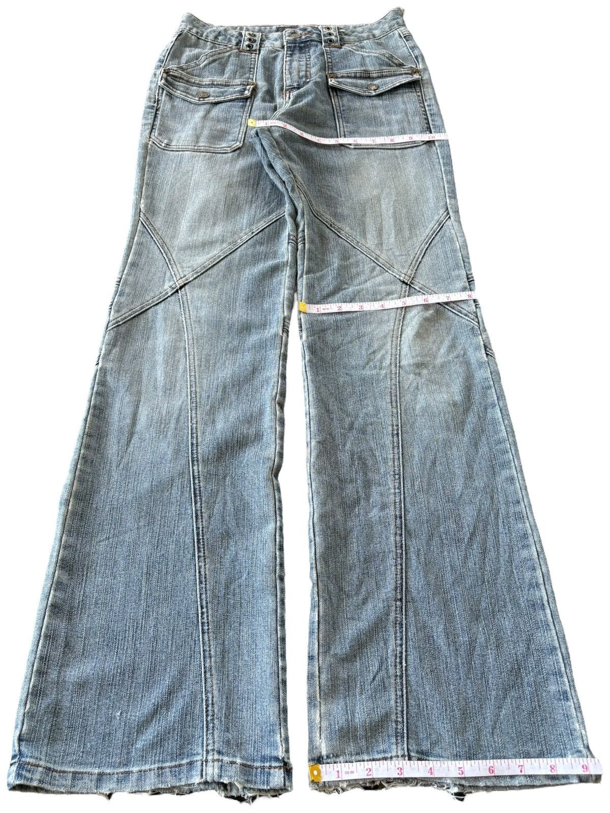 Hysteric Glamour Vintage Japanese Brand Flare Bush Pants Size 27" / US 4 / IT 40 - 13 Thumbnail