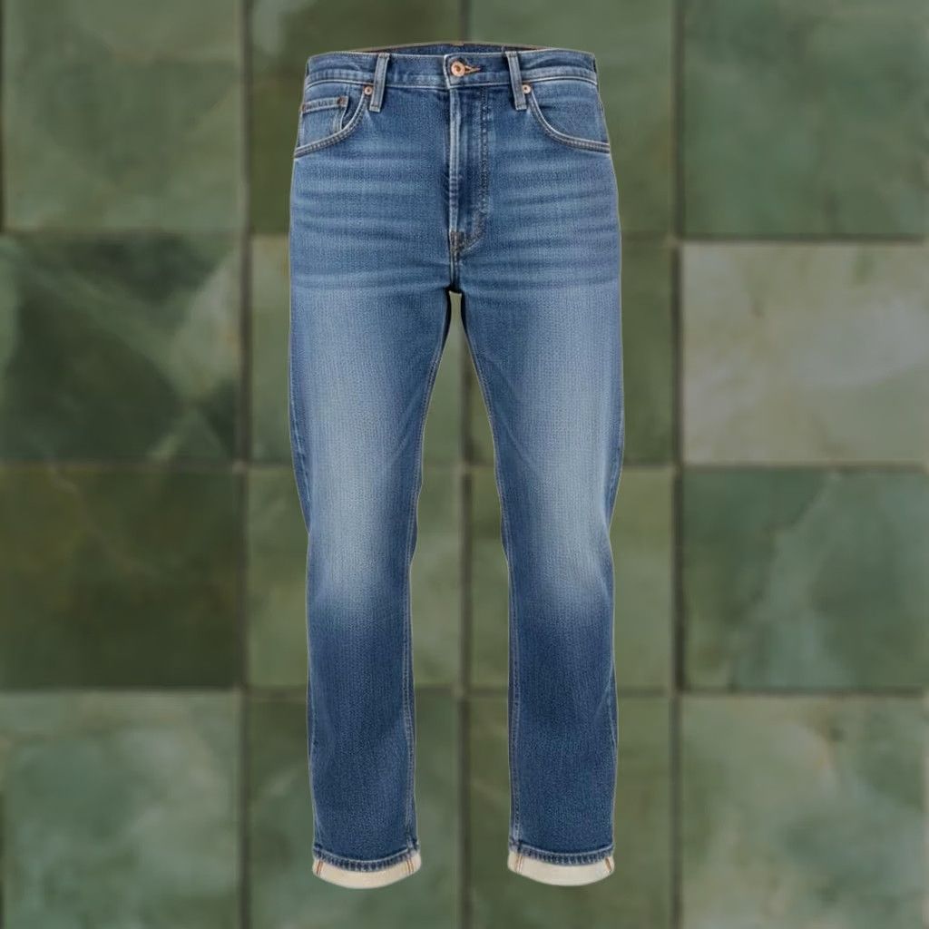 Levi's Levi's 505 Jeans Mens 32x30 Blue Medium Wash Tapered Slim Denim Zip Fly Size US 32 / EU 48 - 1 Thumbnail