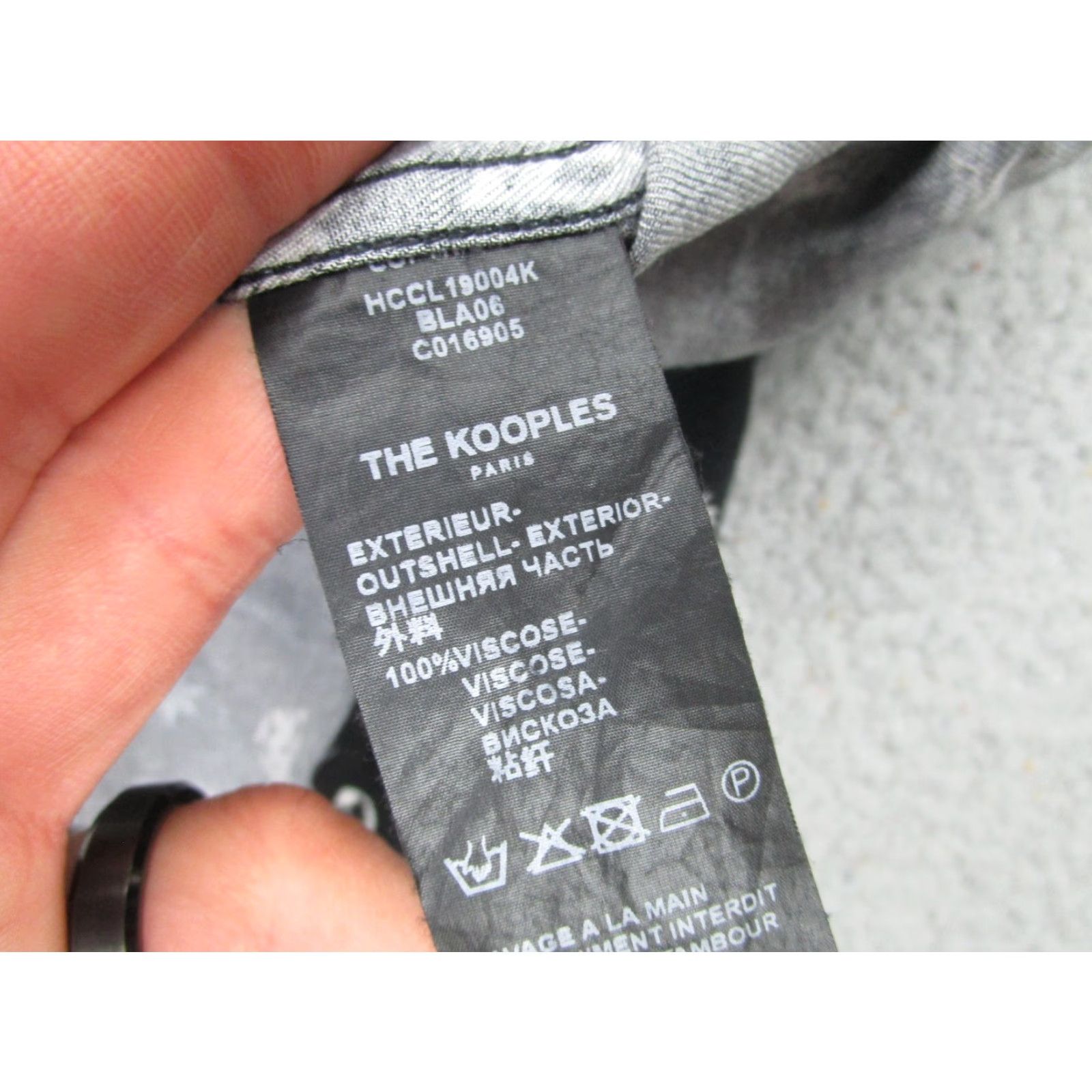 The Kooples The Kooples Shirt Large Black Relaxed Skull City Travel Print Button Front Mens Size US L / EU 52-54 / 3 - 6 Thumbnail