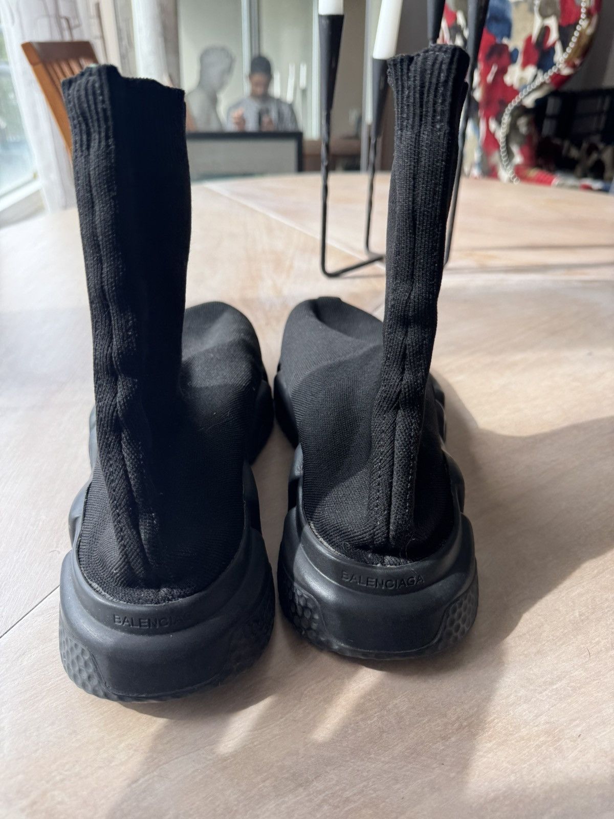 Balenciaga Balenciaga Speed Trainer Knit Runners – 2018, Black Size US 11.5 / EU 44-45 - 6 Thumbnail