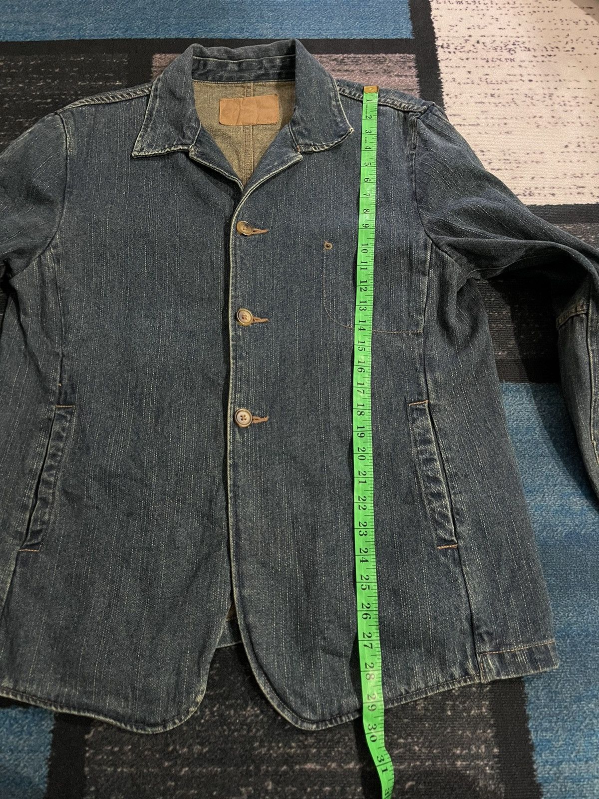 Vintage VINTAGE HIKORY CHORE DENIM JACKET Size US L / EU 52-54 / 3 - 18 Thumbnail