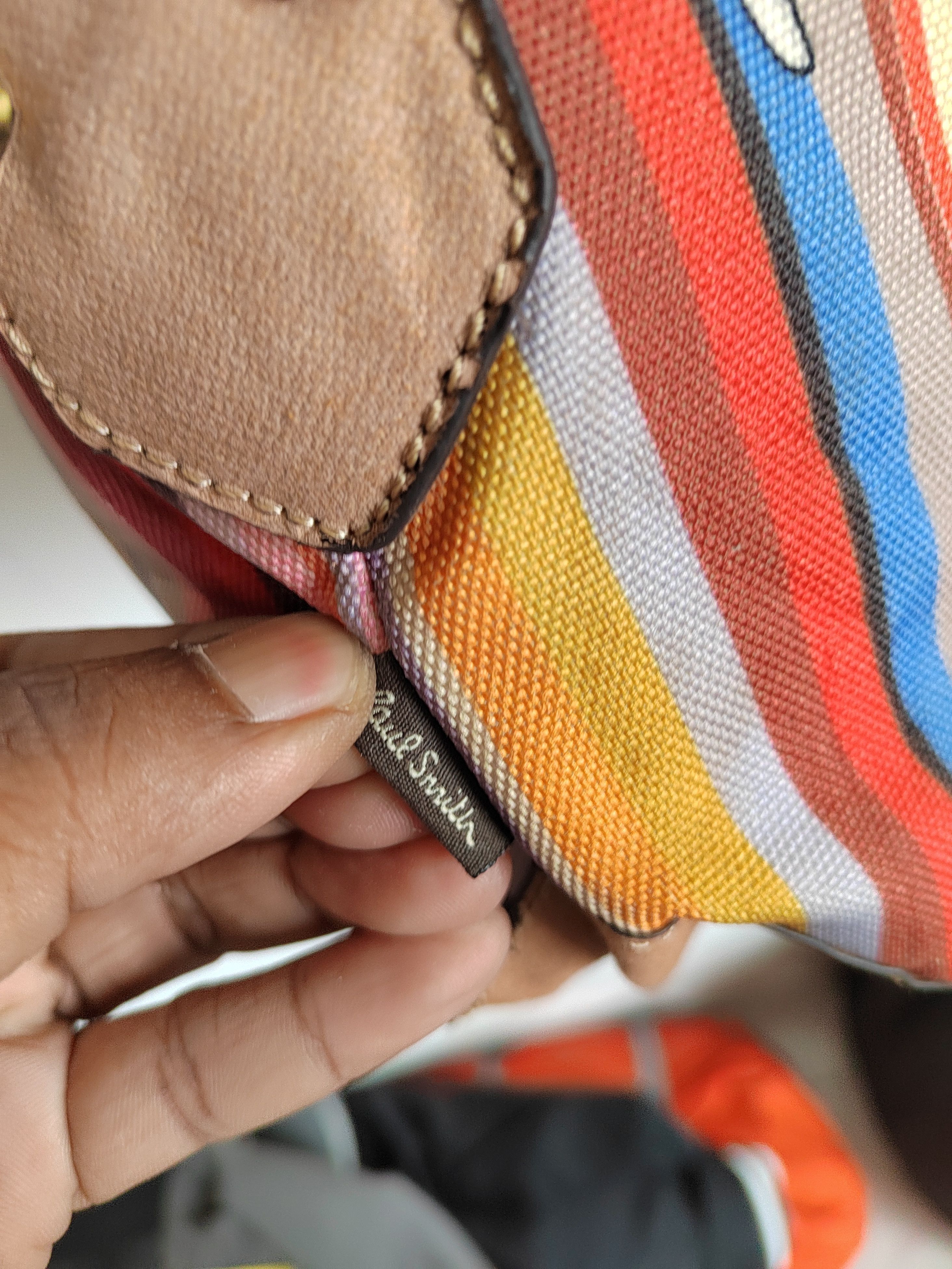 Designer × Paul Smith × Vintage Paul Smith Multicolour Stripes Canvas Bag Size ONE SIZE - 7 Thumbnail