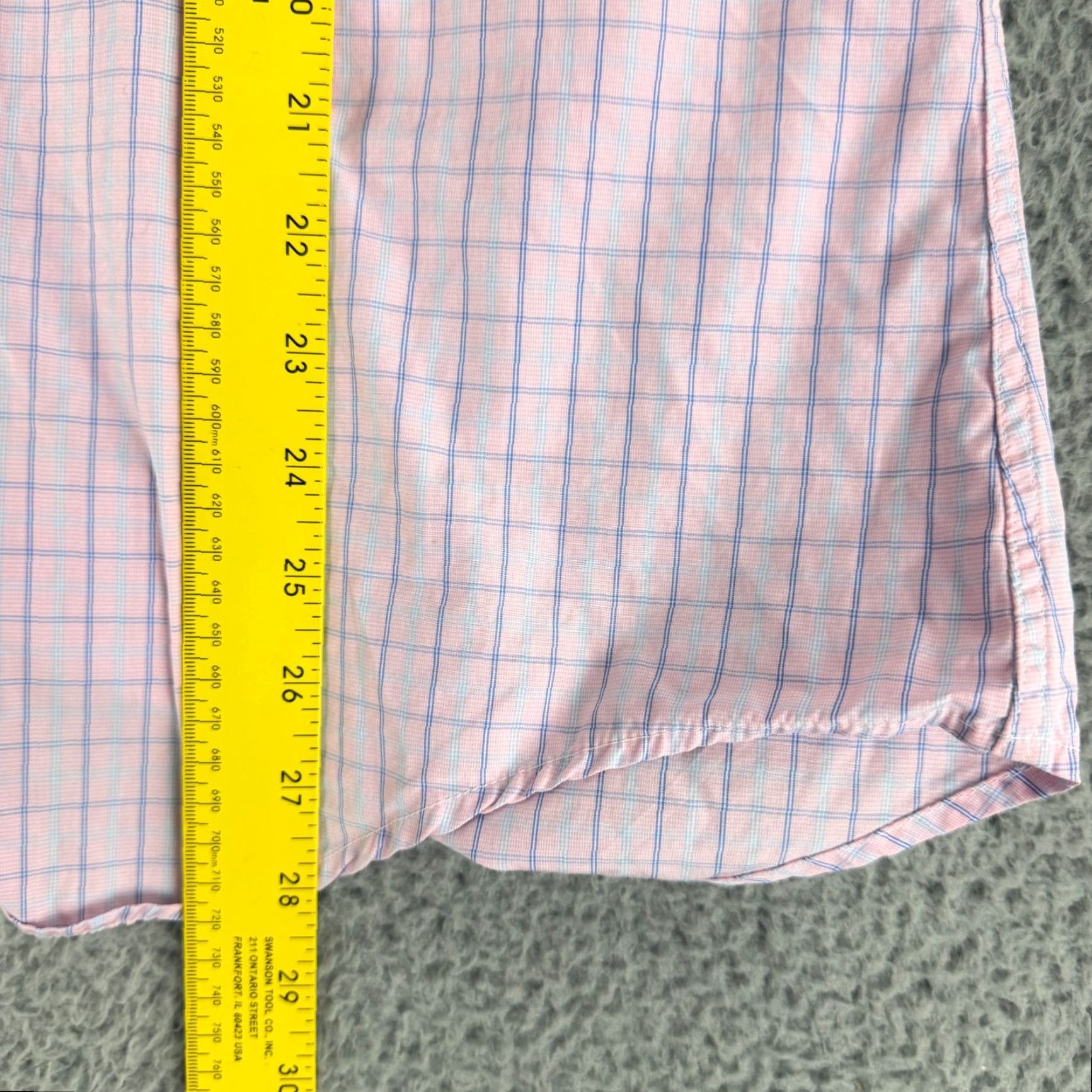 Pinko Gitman Bros. Button-Up Shirt Mens Medium Pink Plaid Long Sleeve VTG USA Made Size US M / EU 48-50 / 2 - 7 Thumbnail