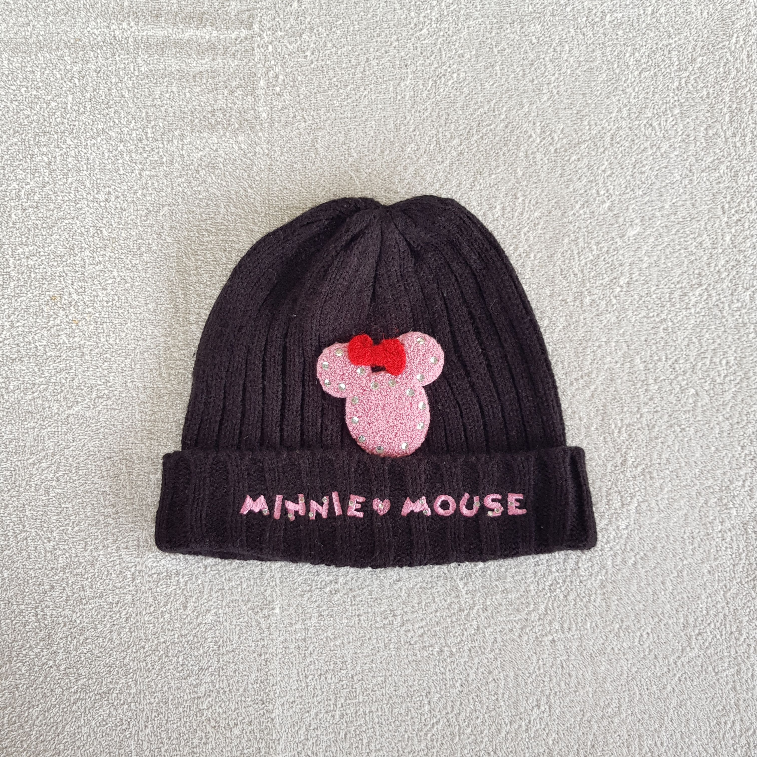 Disney Vintage Minnie Mouse Beanie Y2K Disney Cartoon Snow Caps Hat Size ONE SIZE - 5 Thumbnail