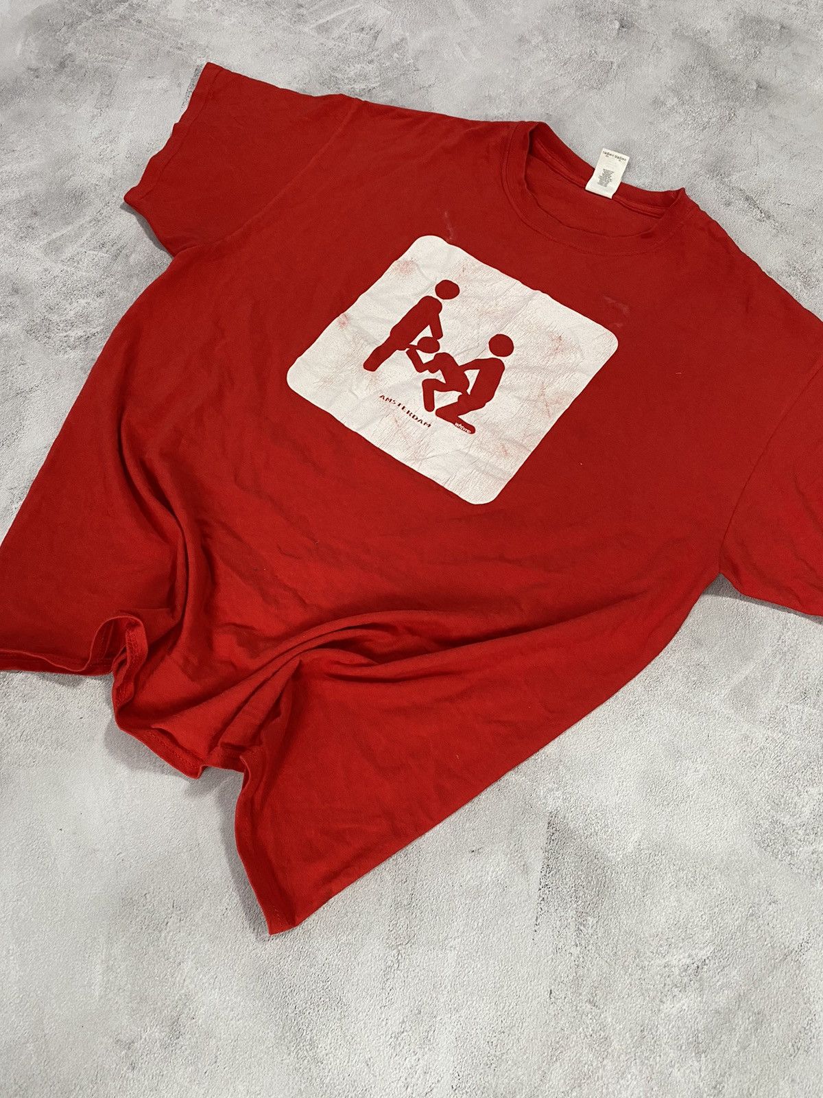 Band Tees × Nude 💋 Vintage T-Shirt Humor Tee Porn Star Style Sex 18+ Size US XL / EU 56 / 4 - 2 Thumbnail