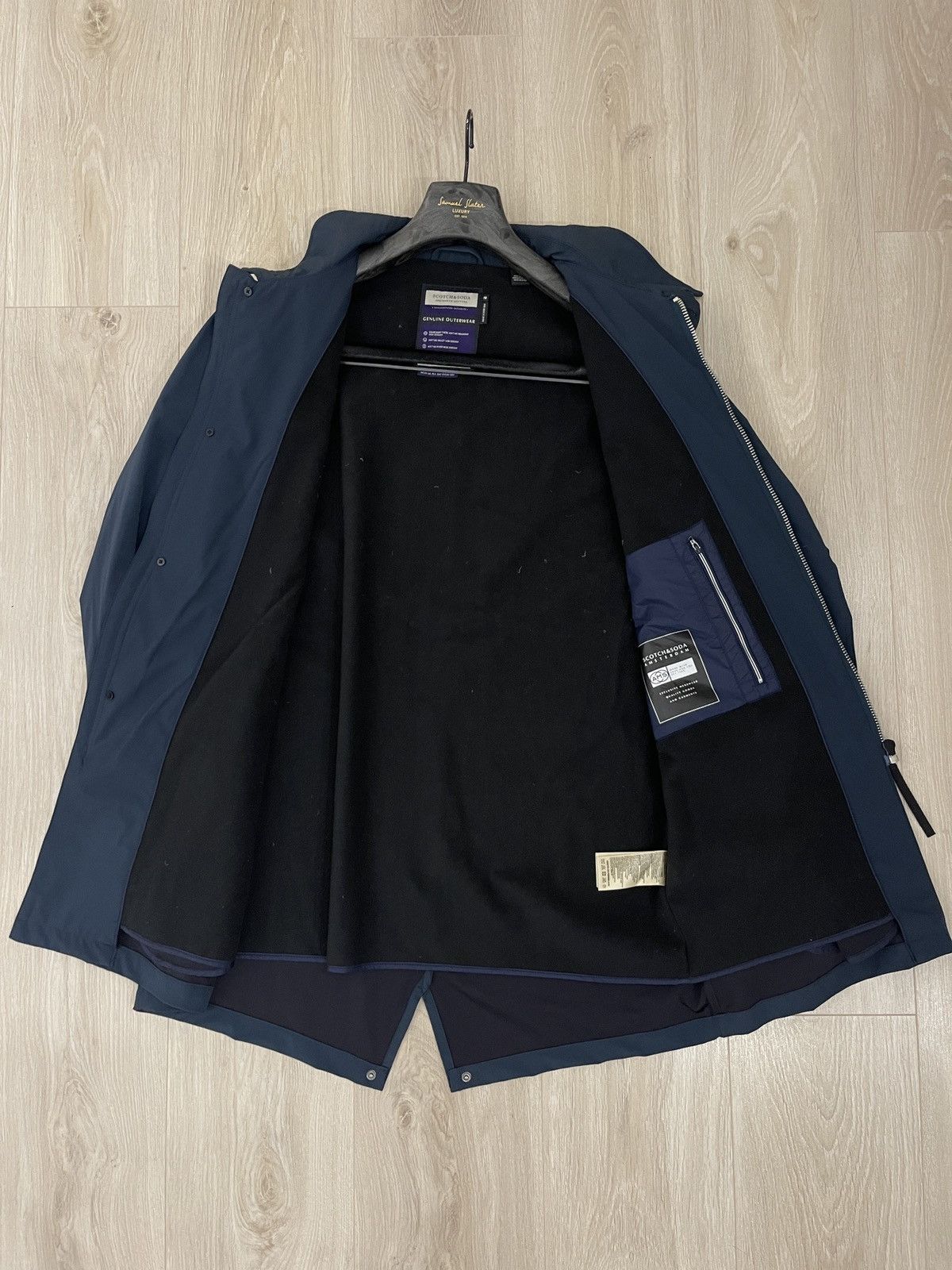Scotch & Soda Scotch&Soda waterproof jacket blue men’s windbreaker Size US L / EU 52-54 / 3 - 6 Thumbnail