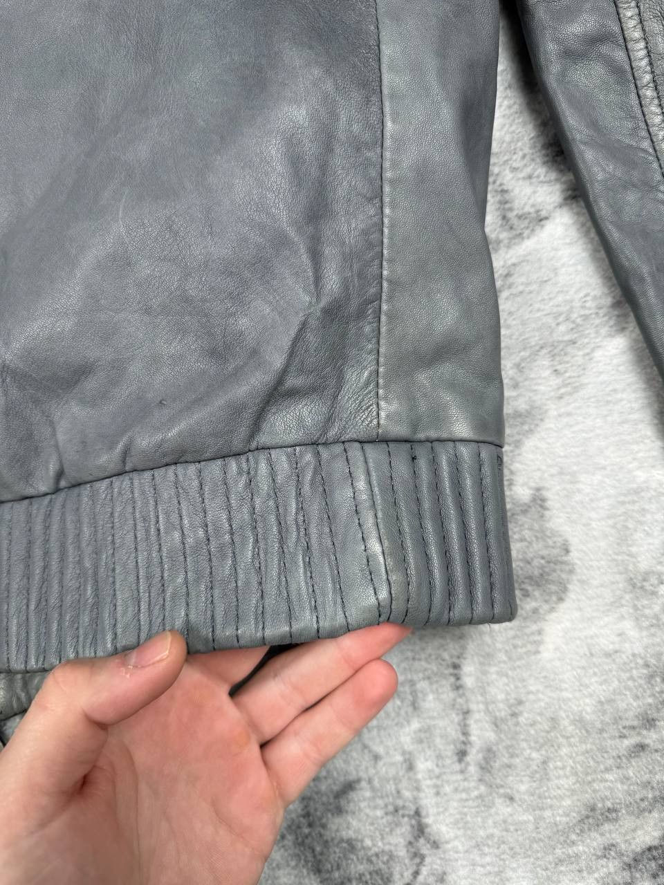 Allsaints Vintage Allsaints Leather Bomber Jacket Biker 00s Y2K Size US M / EU 48-50 / 2 - 16 Thumbnail
