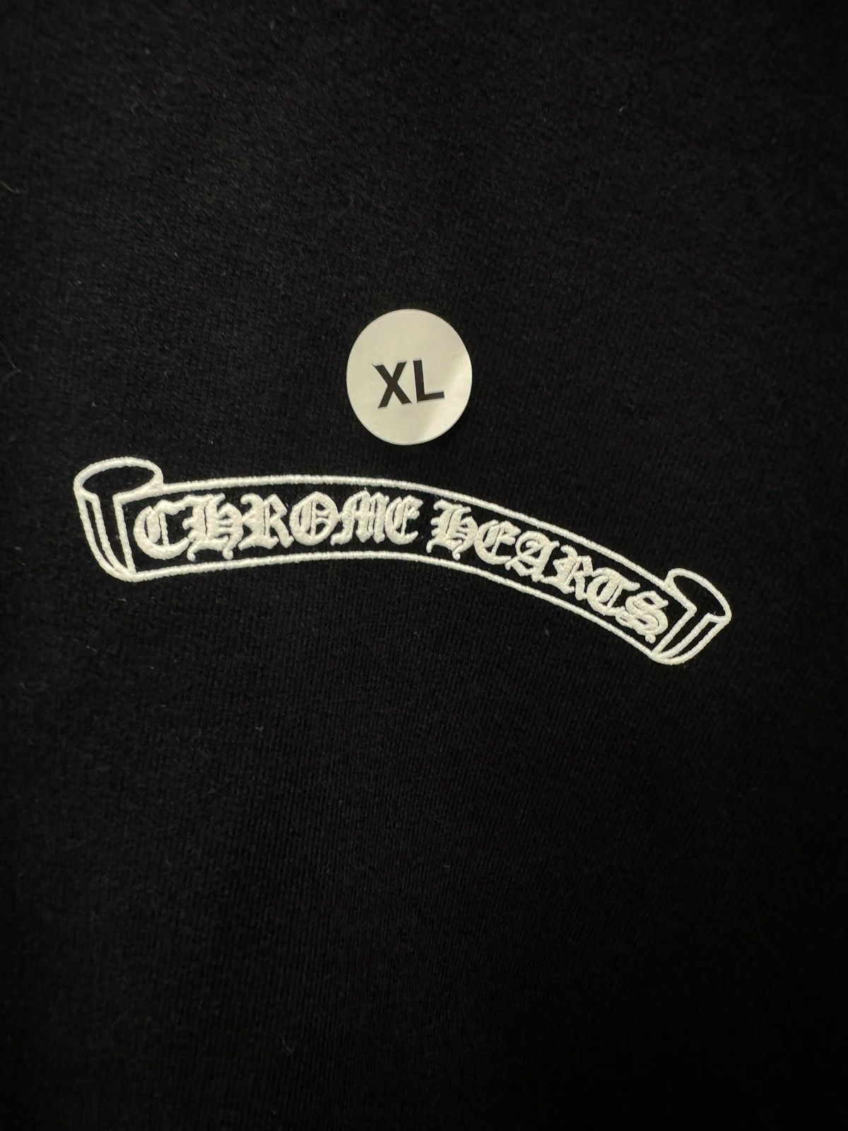 Chrome Hearts Chrome Hearts Black Scroll Pullover Hoodie Size US XL / EU 56 / 4 - 4 Thumbnail