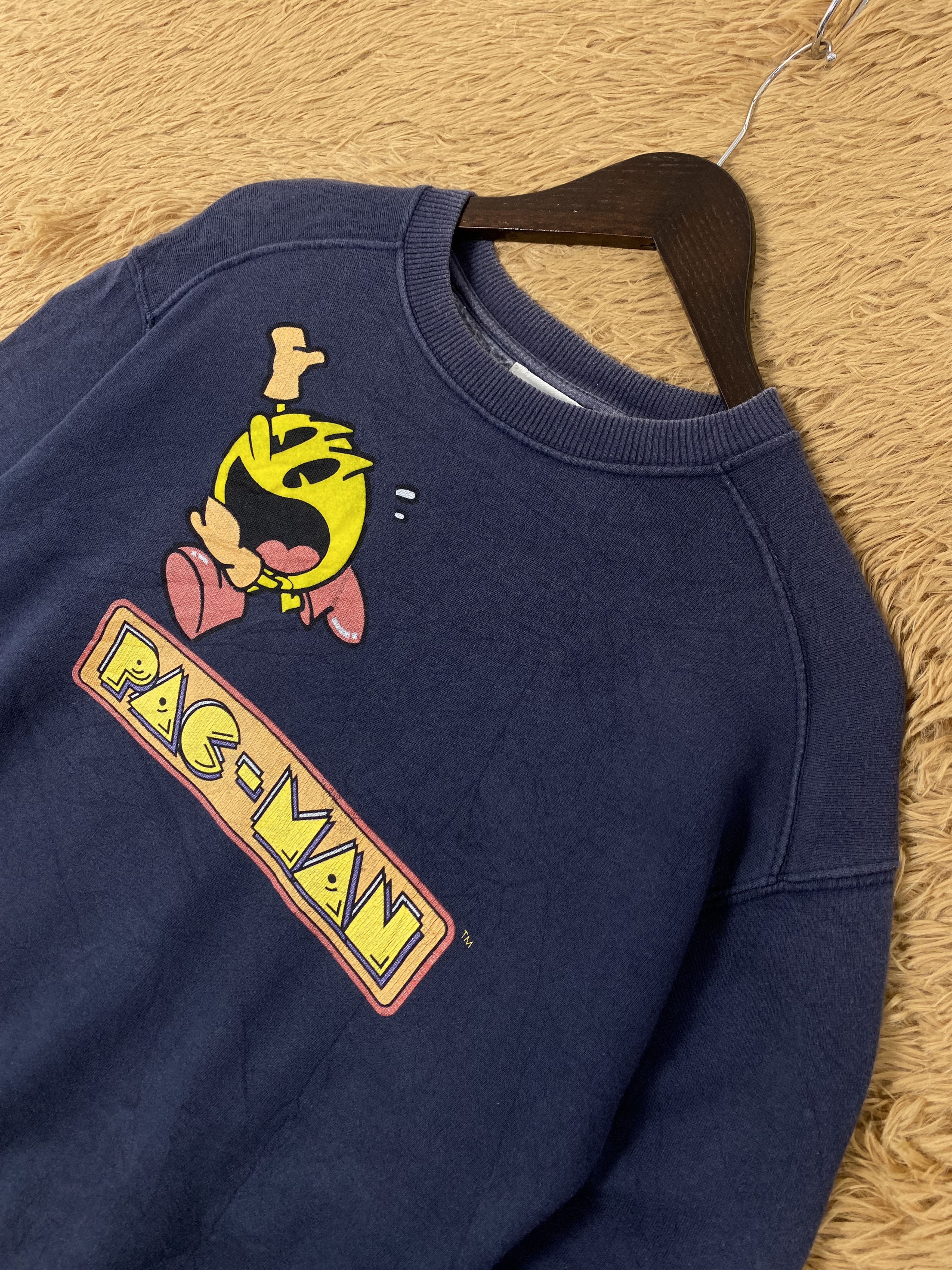 Japanese Brand Vintage Pac Man Sweatshirts PS0026 Size US S / EU 44-46 / 1 - 2 Thumbnail