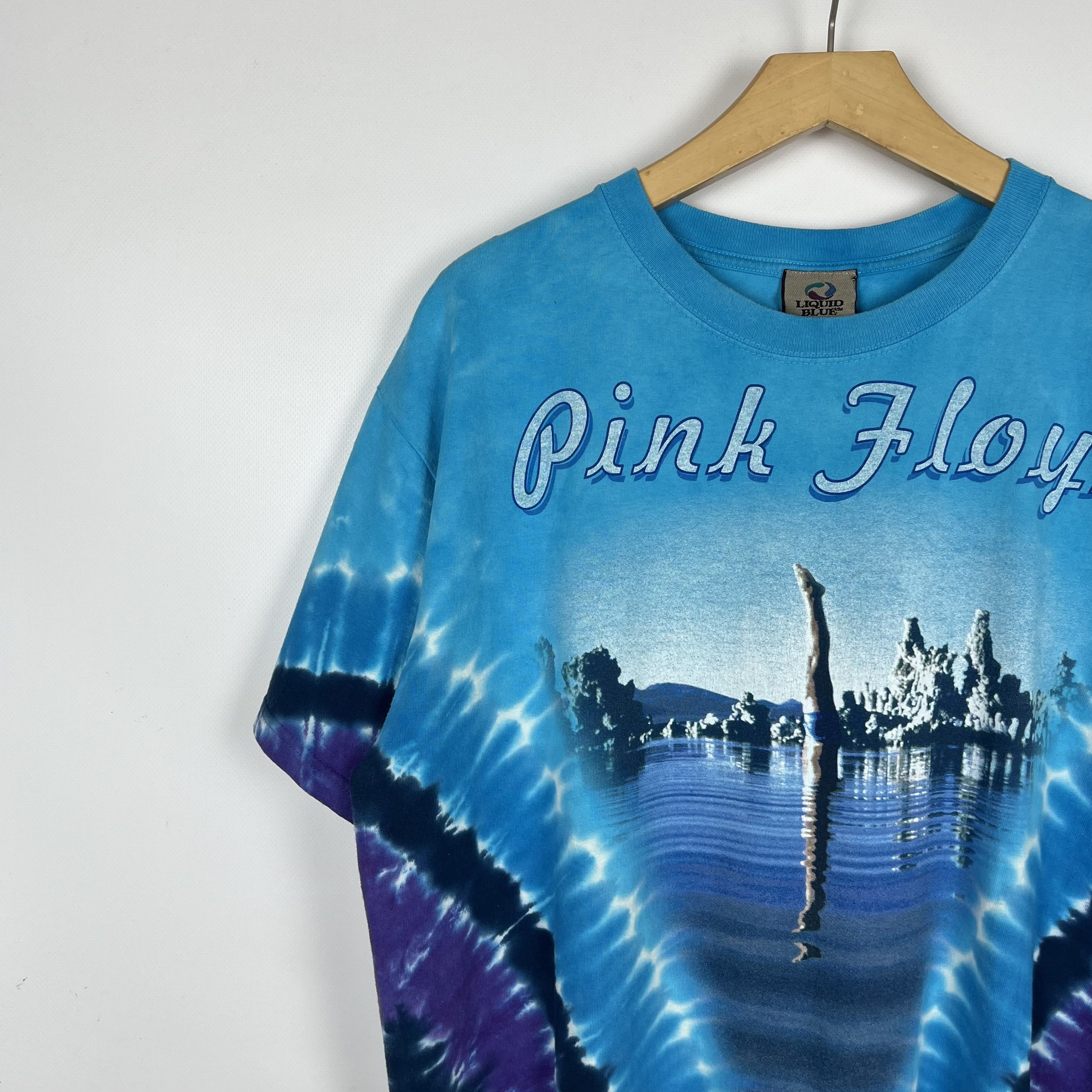 Liquid Blue Vintage Pink Floyd “Wish You Were Here” Band T Shirt 2002 Size US M / EU 48-50 / 2 - 5 Thumbnail
