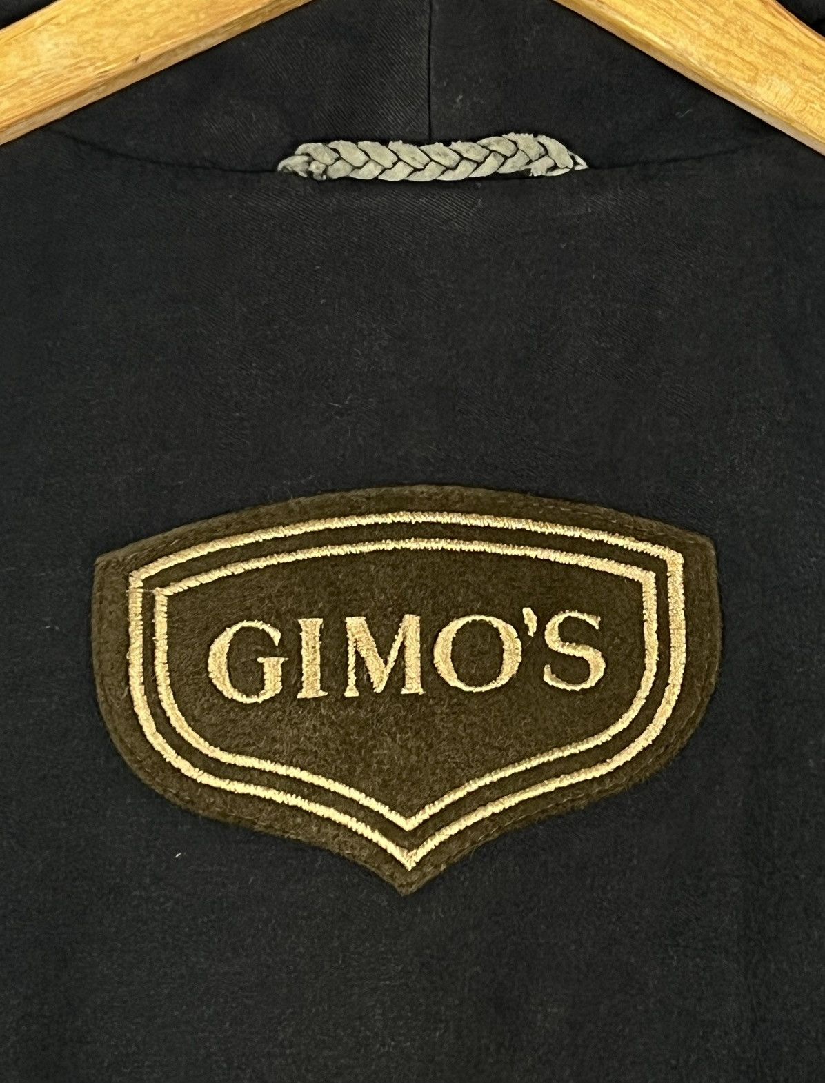 Gimo's Vintage Gimo’s Technical Jacket Black Leather Designer Coat Size US L / EU 52-54 / 3 - 13 Thumbnail