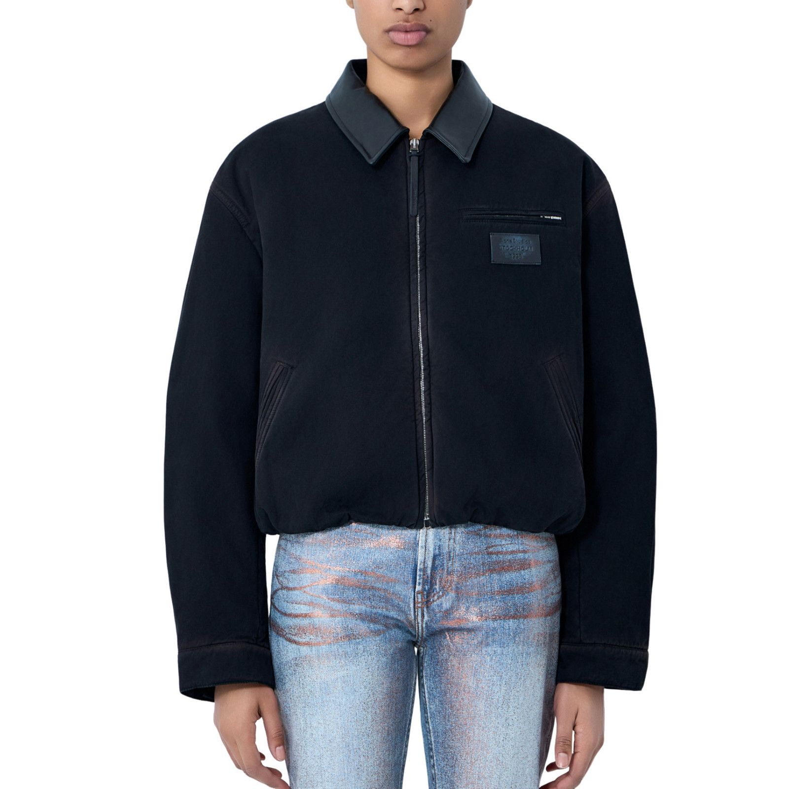 Acne Studios ACNE STUDIOS Black Bomber Jacket New & Authentic (Women's si Size XS / US 0-2 / IT 36-38 - 1 Preview
