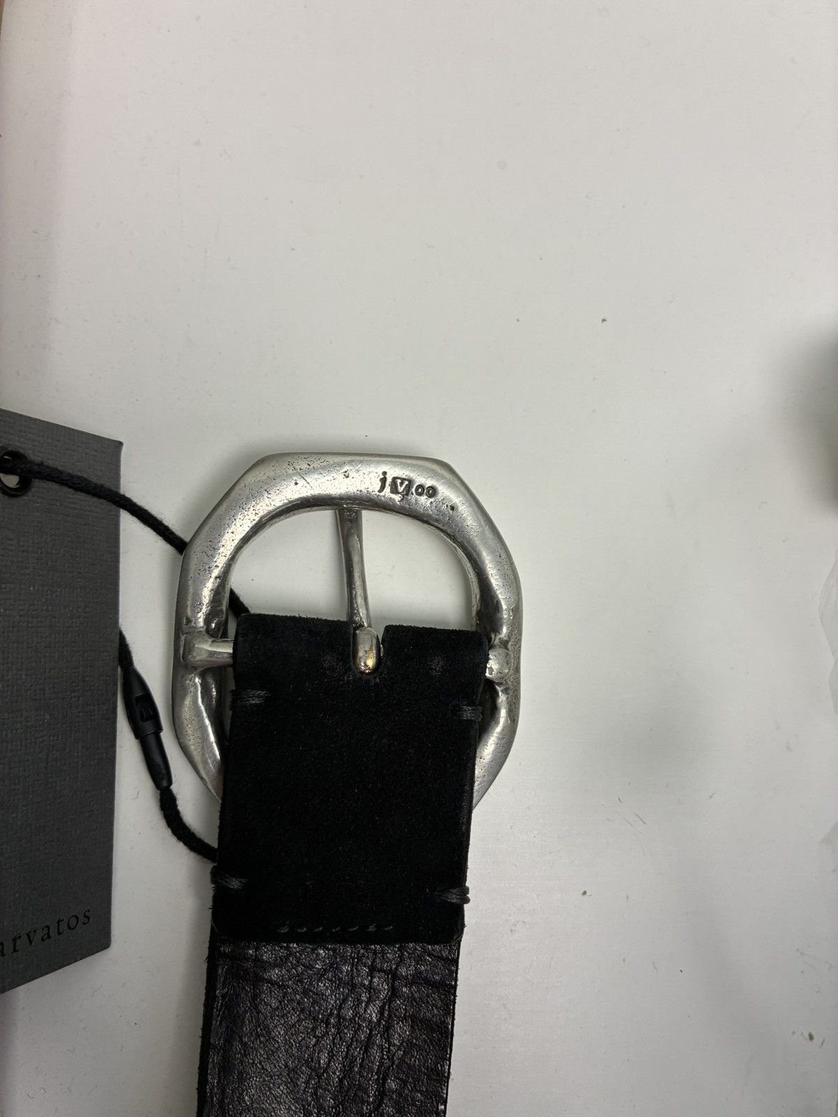 John Varvatos Nova Suede Belt. Size 30 Size 30 - 5 Thumbnail