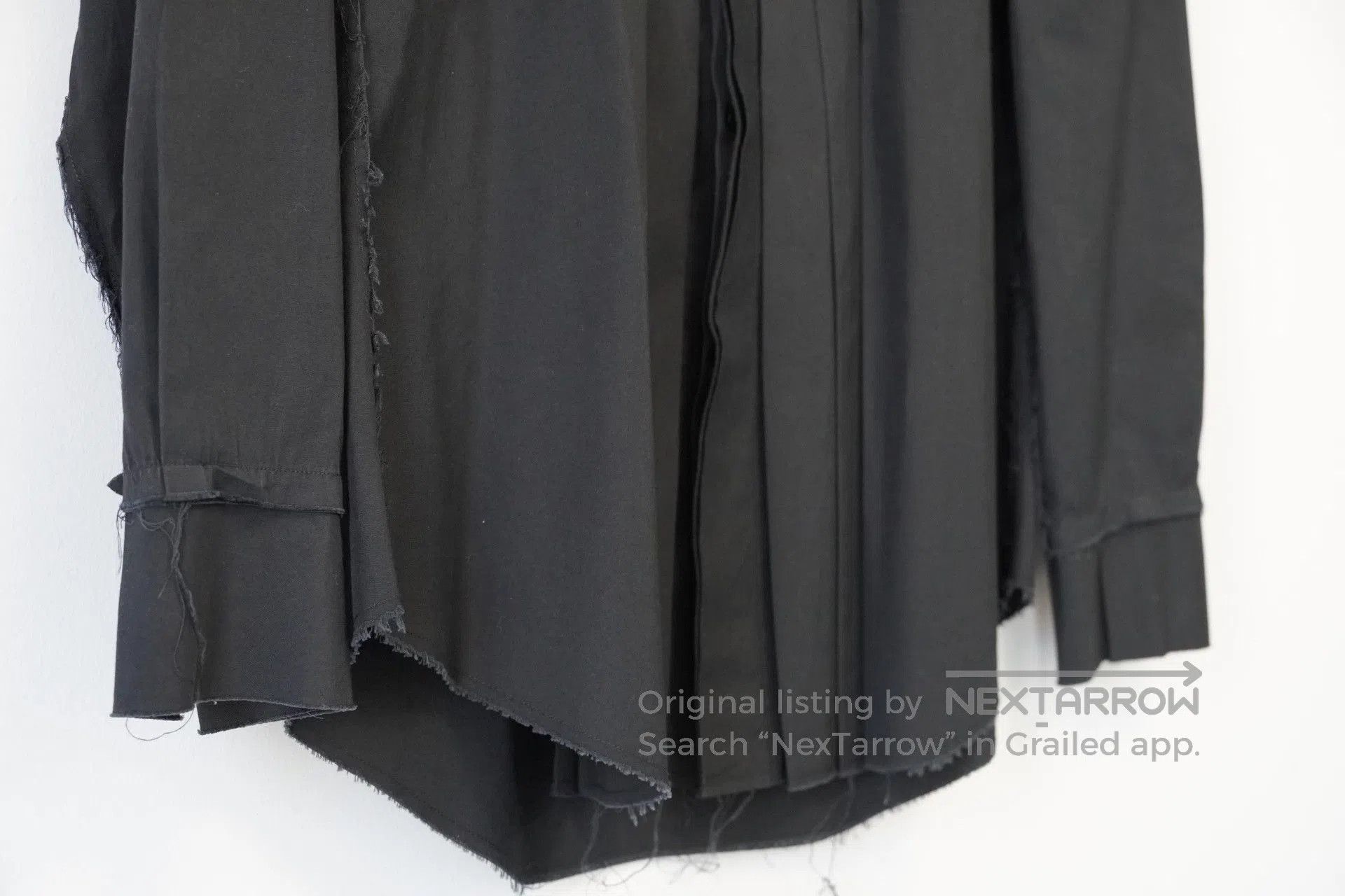 Yohji Yamamoto Yohji Yamamoto 11AW Multi-Placket Black Shirt. Size US M / EU 48-50 / 2 - 3 Thumbnail