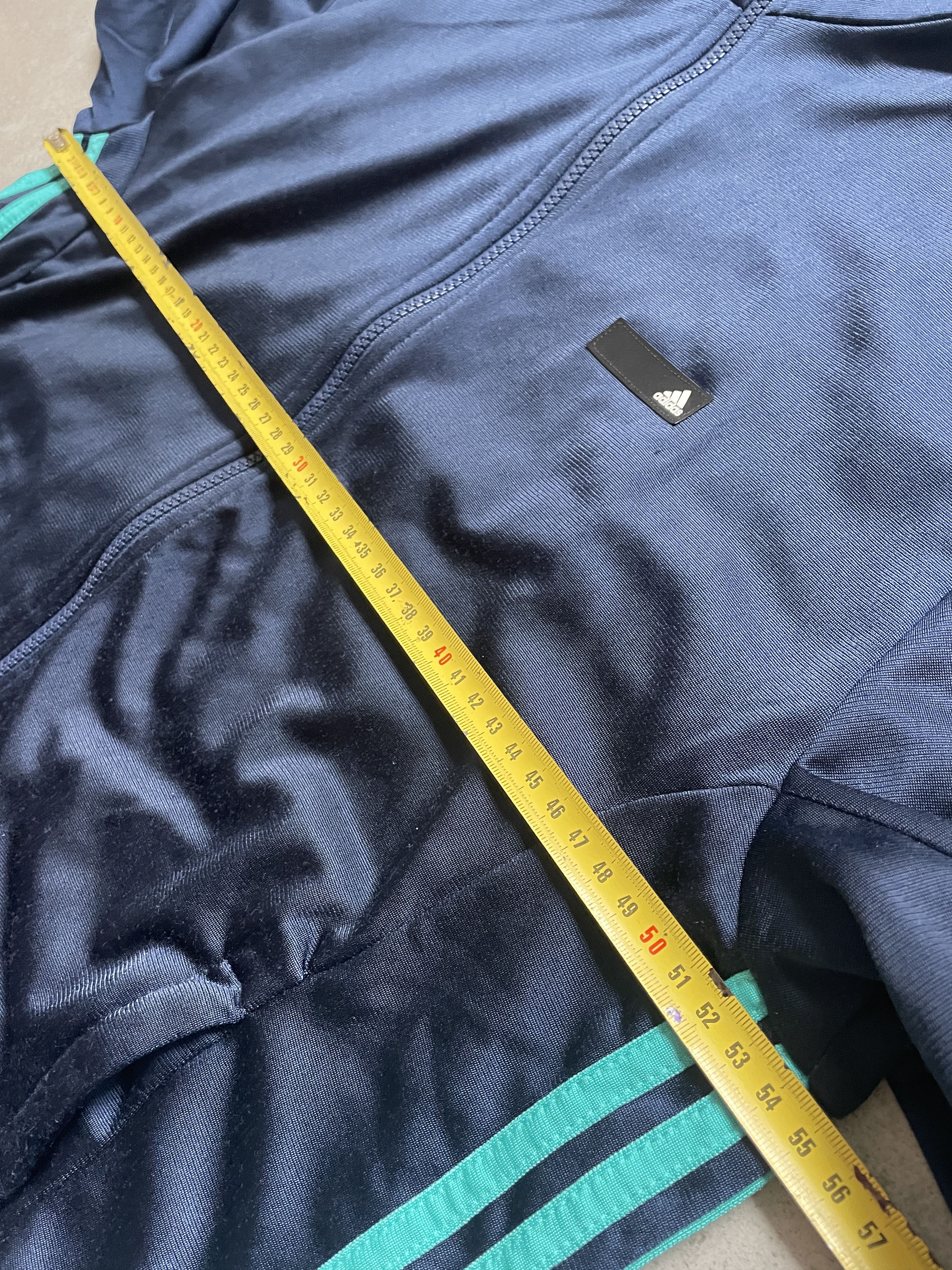 Adidas Y2K ADIDAS NAVY TEAL BLOKECORE TRACKSUIT Size US XL / EU 56 / 4 - 13 Thumbnail