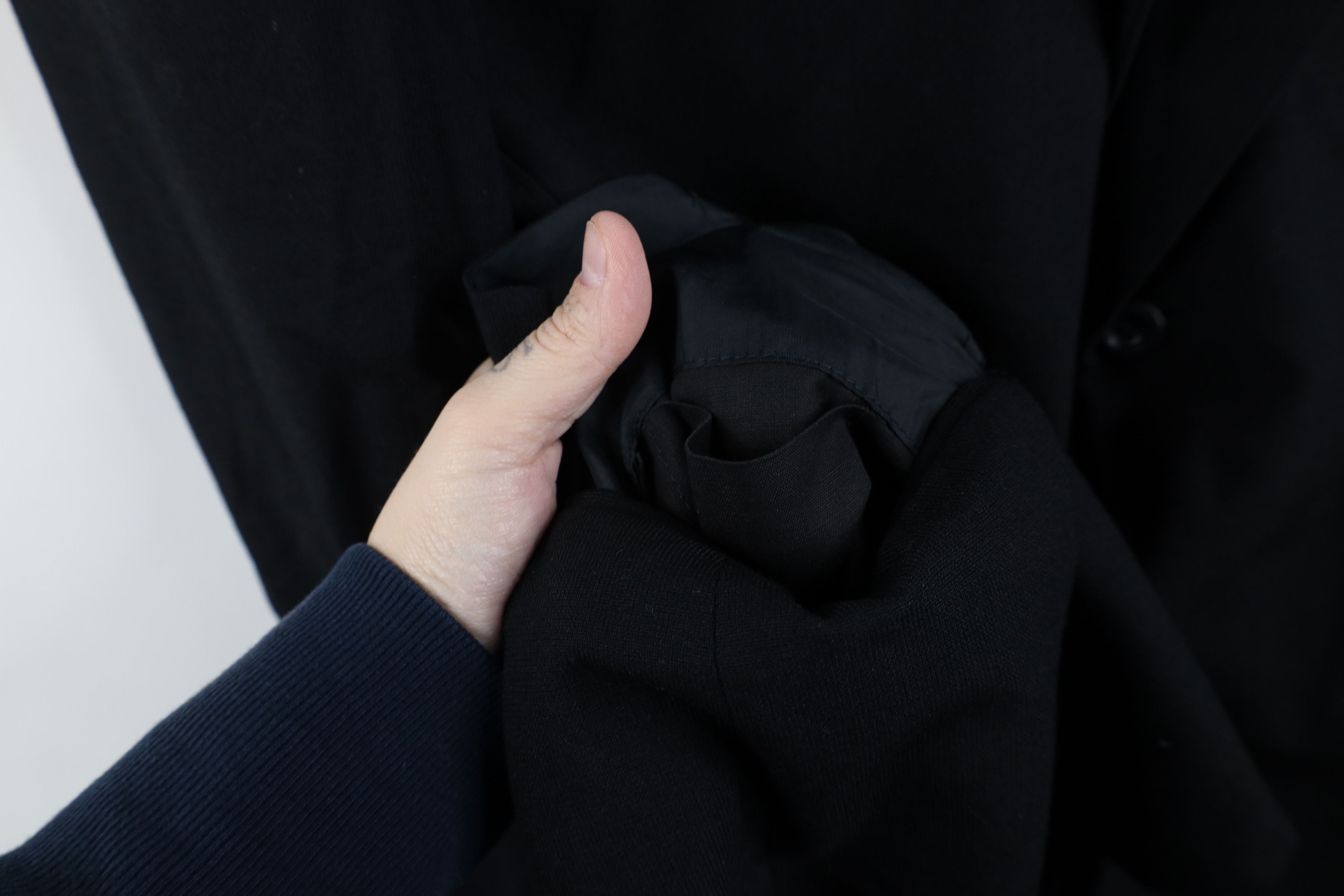 Vintage Vintage 70s Streetwear Suit Jacket Sport Coat Black USA Size US XXL / EU 58 / 5 - 6 Thumbnail