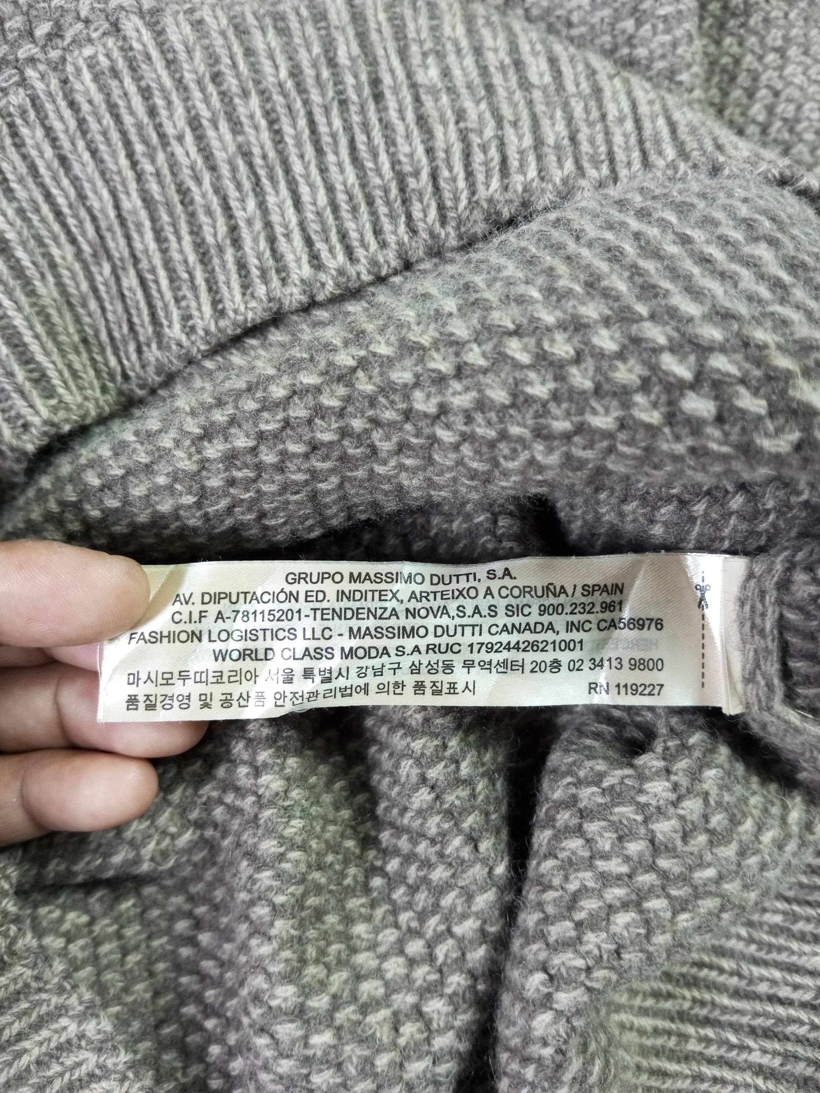 Massimo Dutti × Vintage Vintage Massimo Dutti Brown Knit Wear Size US L / EU 52-54 / 3 - 9 Thumbnail