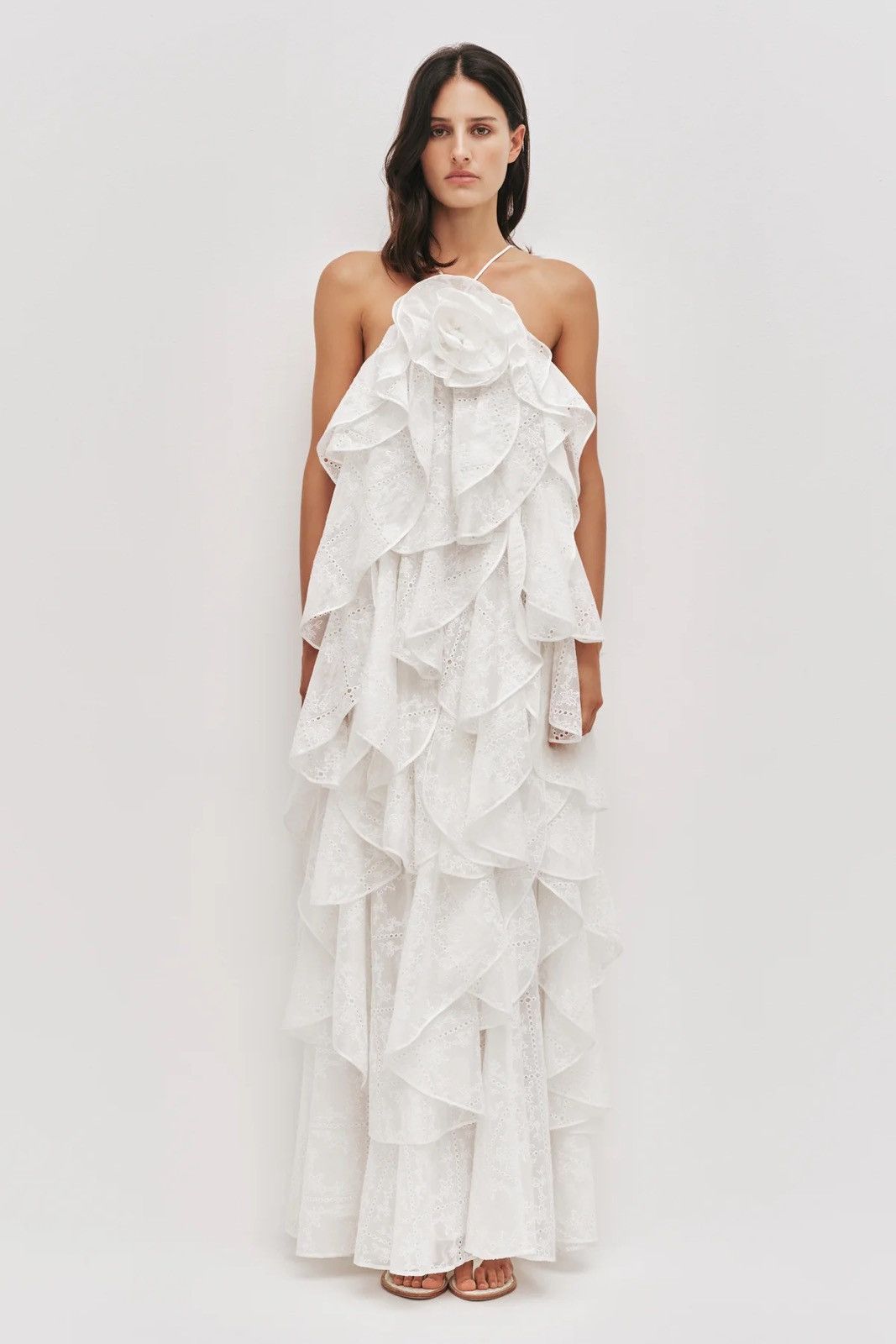 Aje AJE MERRITT EMBROIDERED GOWN $1099 USD size AU8/US4 Size S / US 4 / IT 40 - 1 Thumbnail