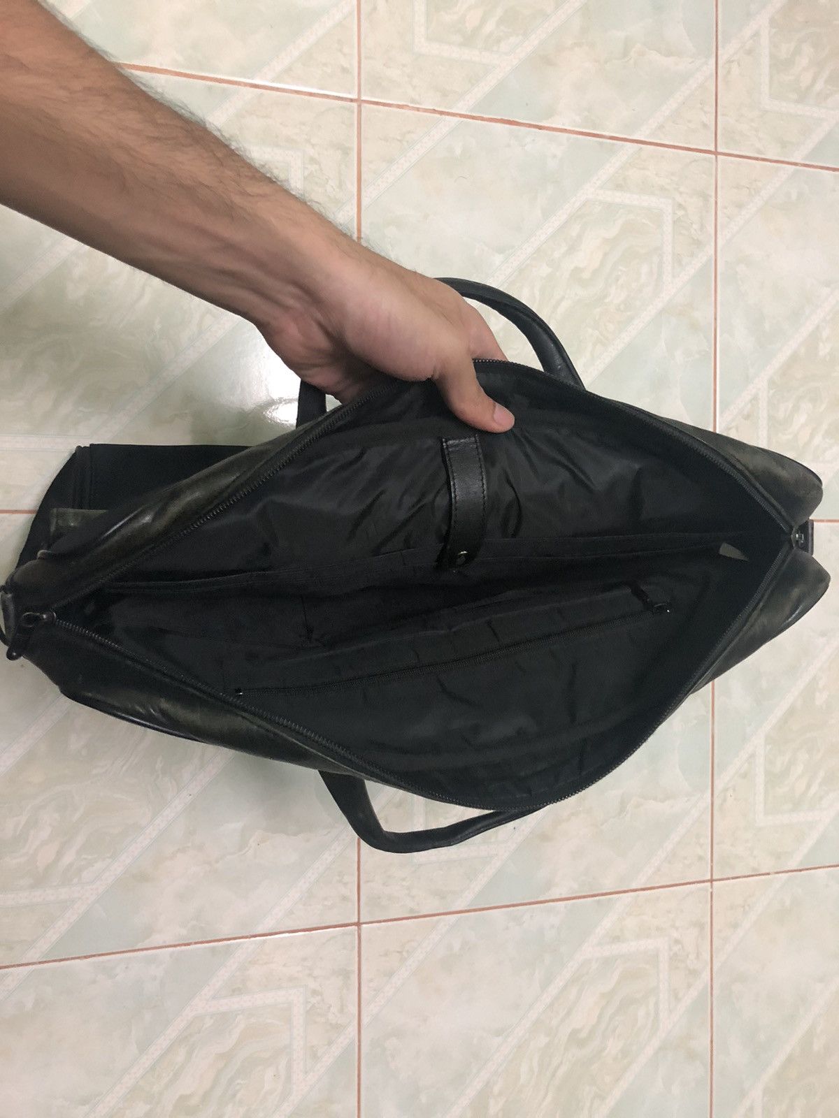 Issey Miyake IM🇯🇵 Ballistic hybrid Leather Messenger Bag Size ONE SIZE - 5 Thumbnail