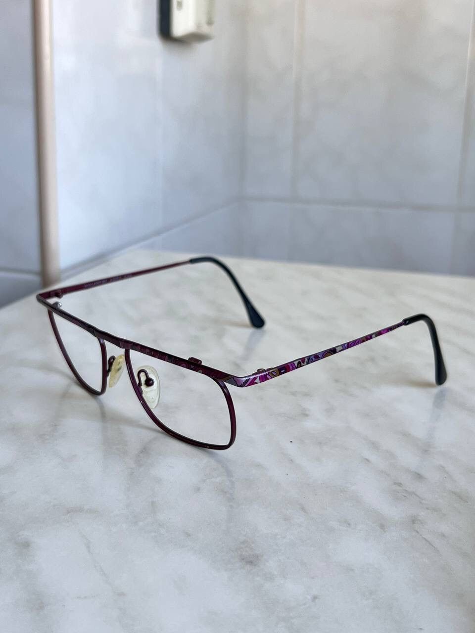 Designer Scandinavian Frame Skaga 00s Eyeglasses Eyewear Purple Y2K Size ONE SIZE - 4 Thumbnail