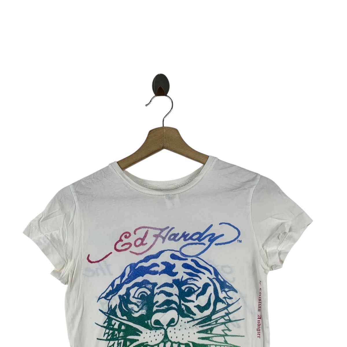 Ed Hardy ED HARDY CHRISTIAN AUDIGIER Tattoos Wanted Tee Shirt Top Size S / US 4 / IT 40 - 2 Thumbnail