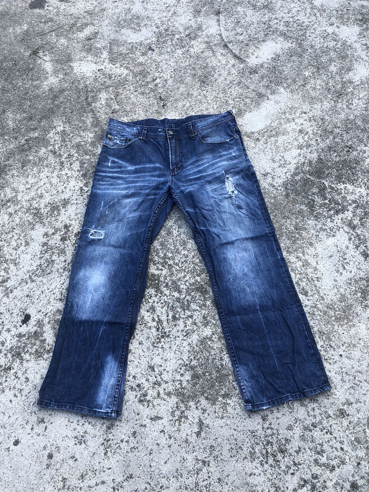 Armani Exchange × Vintage Armani Exchange Custom Jeans Size US 39 - 1 Thumbnail