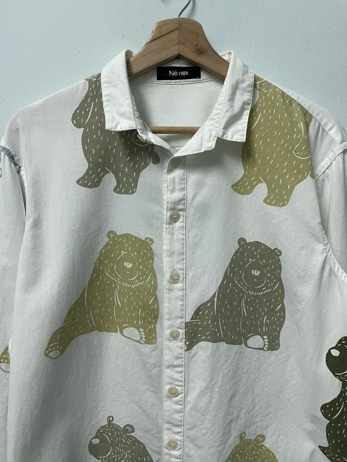 Issey Miyake Vintage Ne-Net by Issey Miyake Shirt Size US L / EU 52-54 / 3 - 5 Thumbnail
