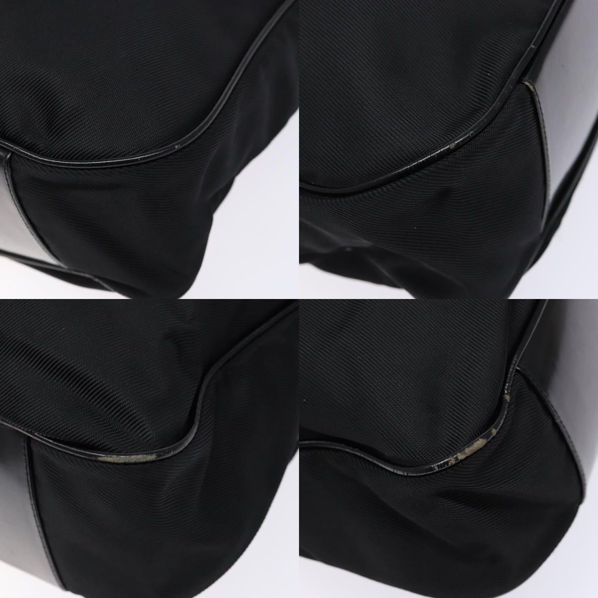 Gucci GUCCI Bamboo Hand Bag Nylon Black Silver 001 3754 001 3754 Size ONE SIZE - 10 Thumbnail