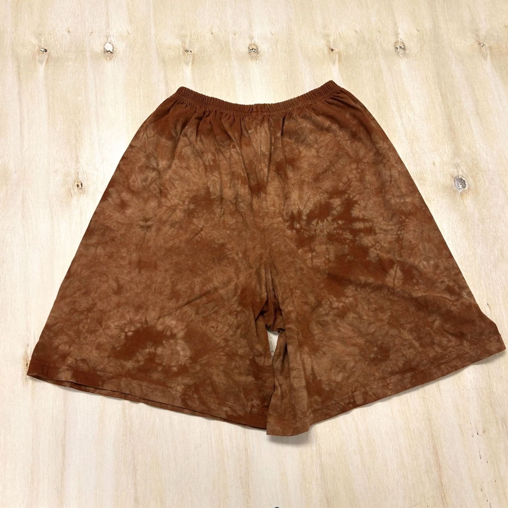 Vintage Cali Fashions Sweat Shorts Womens One Size Brown Cotton Elastic Waist Casual Size 42" / US 20 - 3 Thumbnail