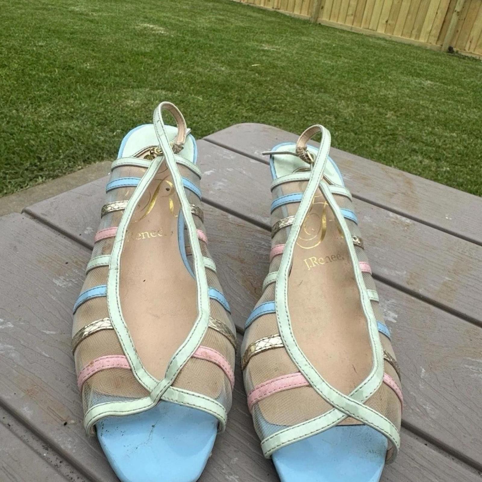 Other J. Renee Low Heel Peep Toe Shoe Size 11 Size US 11 / IT 41 - 1 Thumbnail
