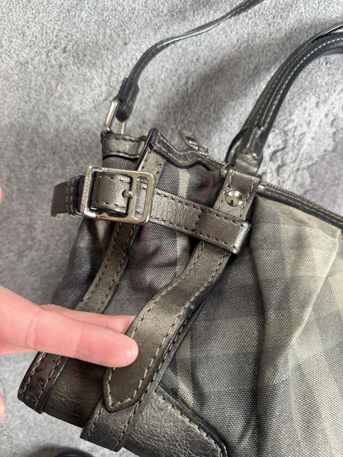 Burberry Burberry Estabished nova check shoulder crossbody bag 💼 Size ONE SIZE - 4 Thumbnail