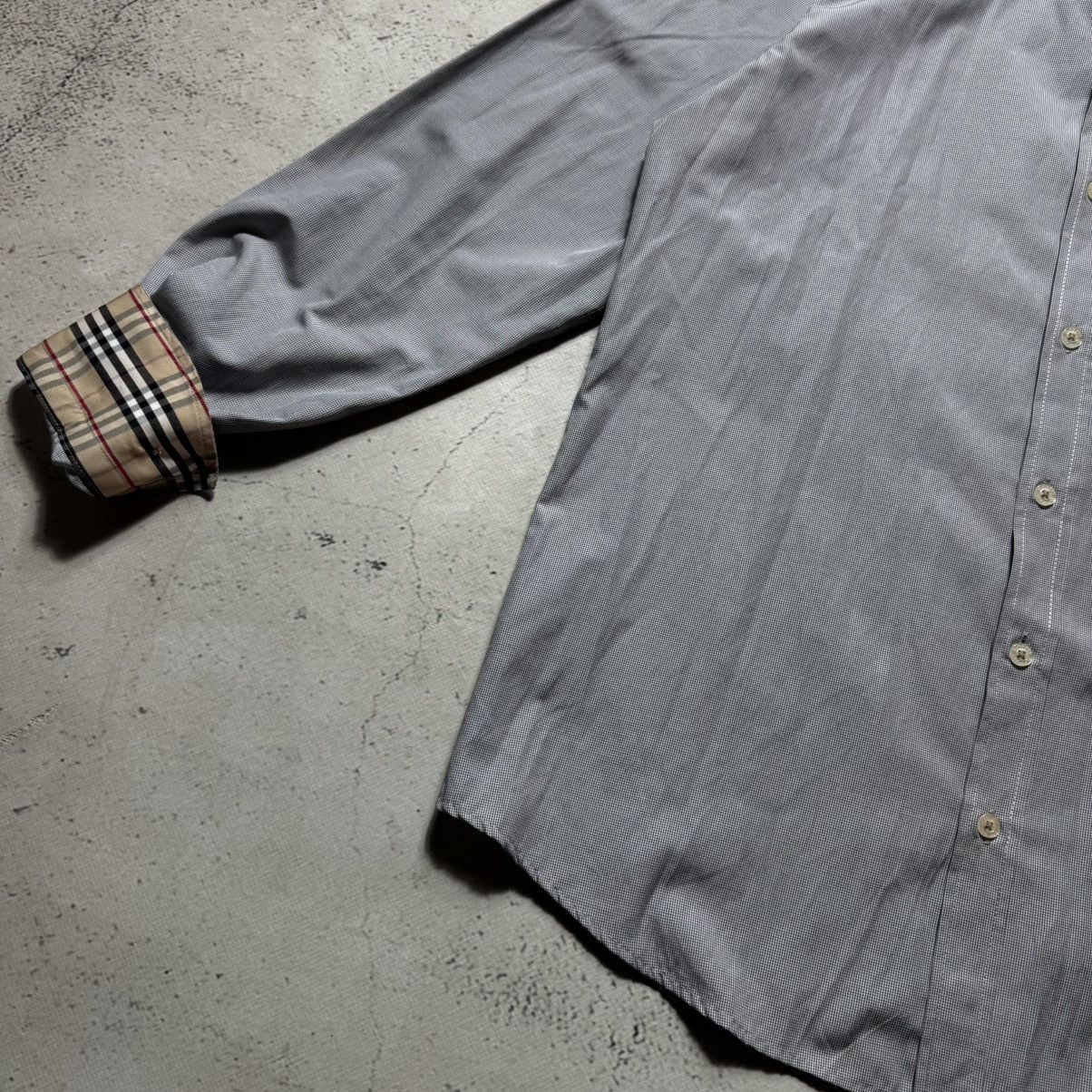 Burberry vintage burberry Signature plaid shirt with large logo. Size US M / EU 48-50 / 2 - 4 Thumbnail