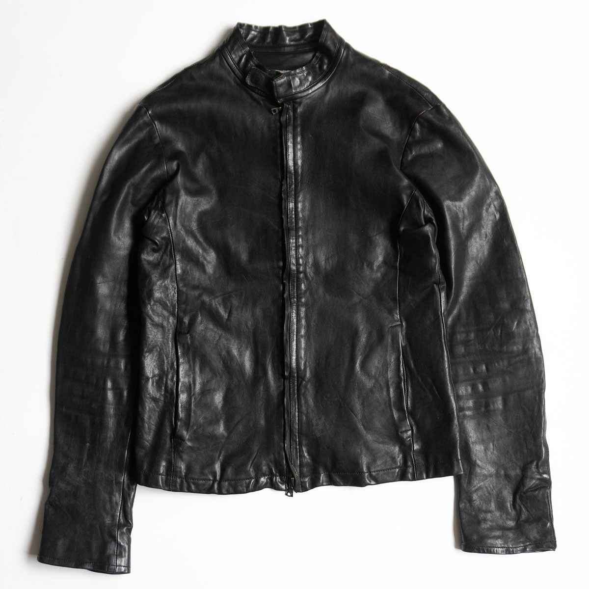 ISAMU KATAYAMA BACKLASH シングルライダース L Isamu Katayama Backlash Black single riders leather jacket Isamu