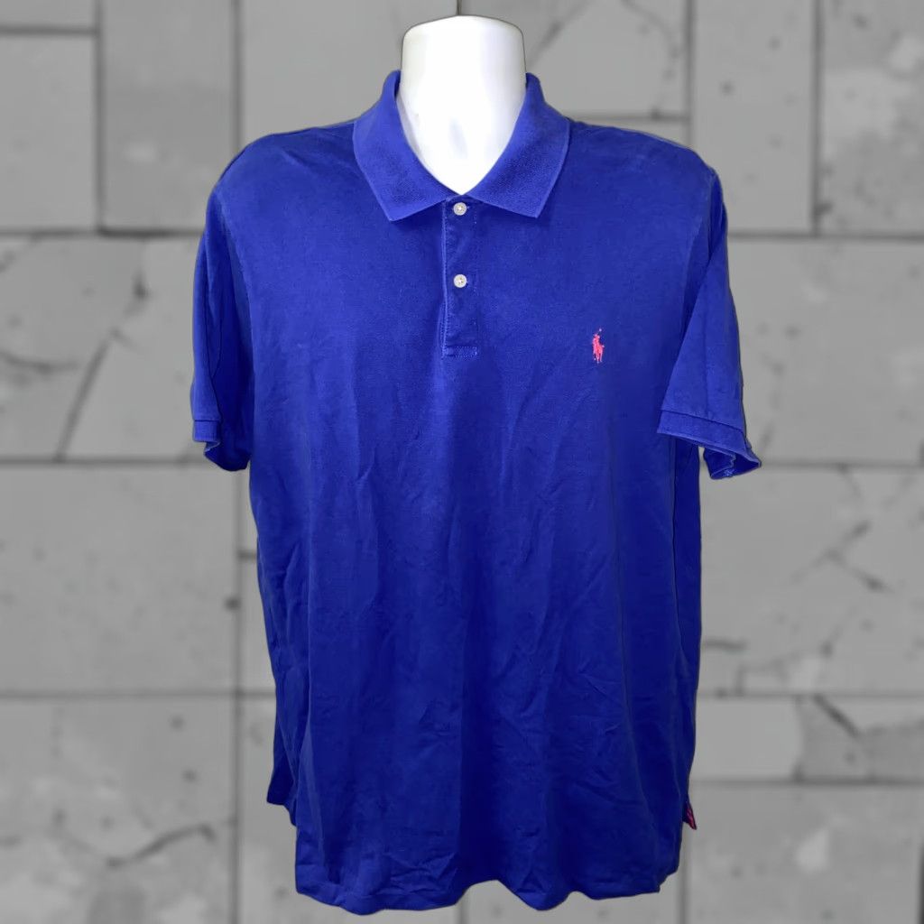 Polo Ralph Lauren Polo Ralph Lauren Polo Golf Shirt Mens 2XL Blue Short Sleeve Golf Polo Shirt Regular Fit Size 2XL Size US XXL / EU 58 / 5 - 1 Thumbnail