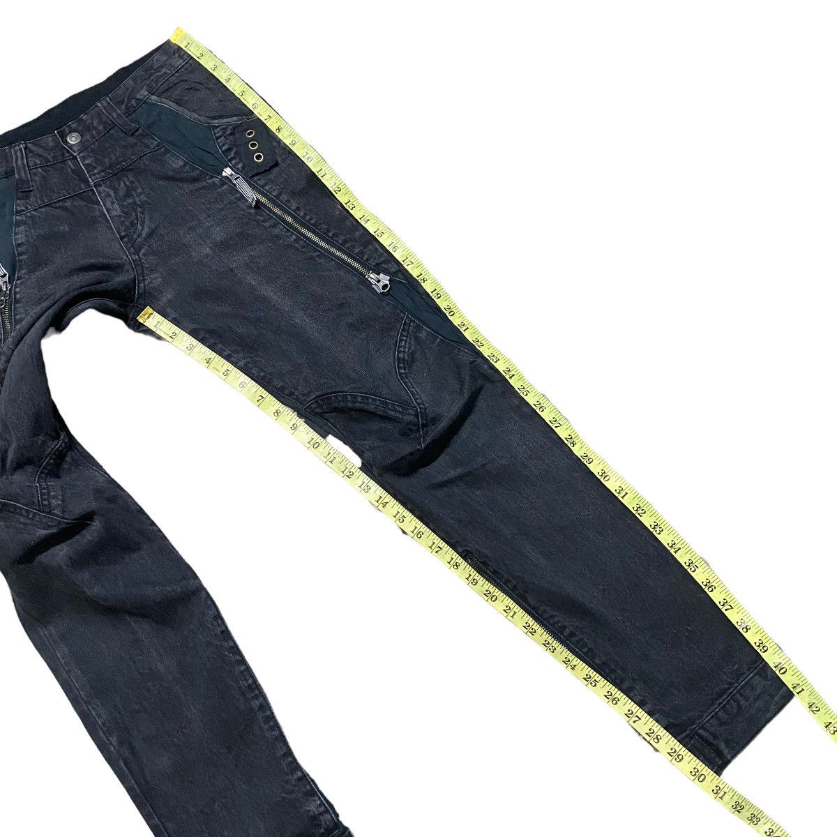 PPFM PPFM Black Denim Pants Zipper Size US 30 / EU 46 - 19 Thumbnail