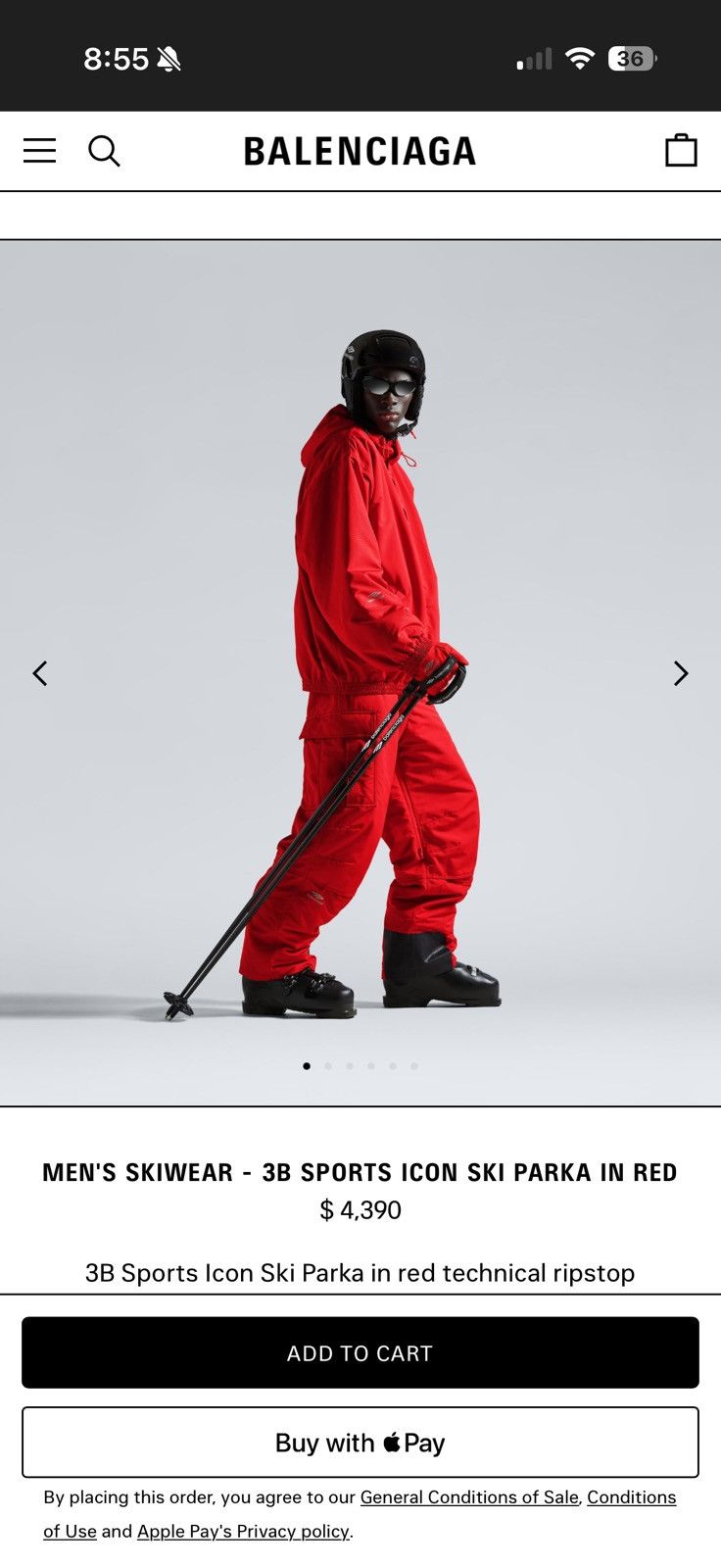 Balenciaga Balenciaga 3B Ski Wear Jacket Size US L / EU 52-54 / 3 - 10 Thumbnail