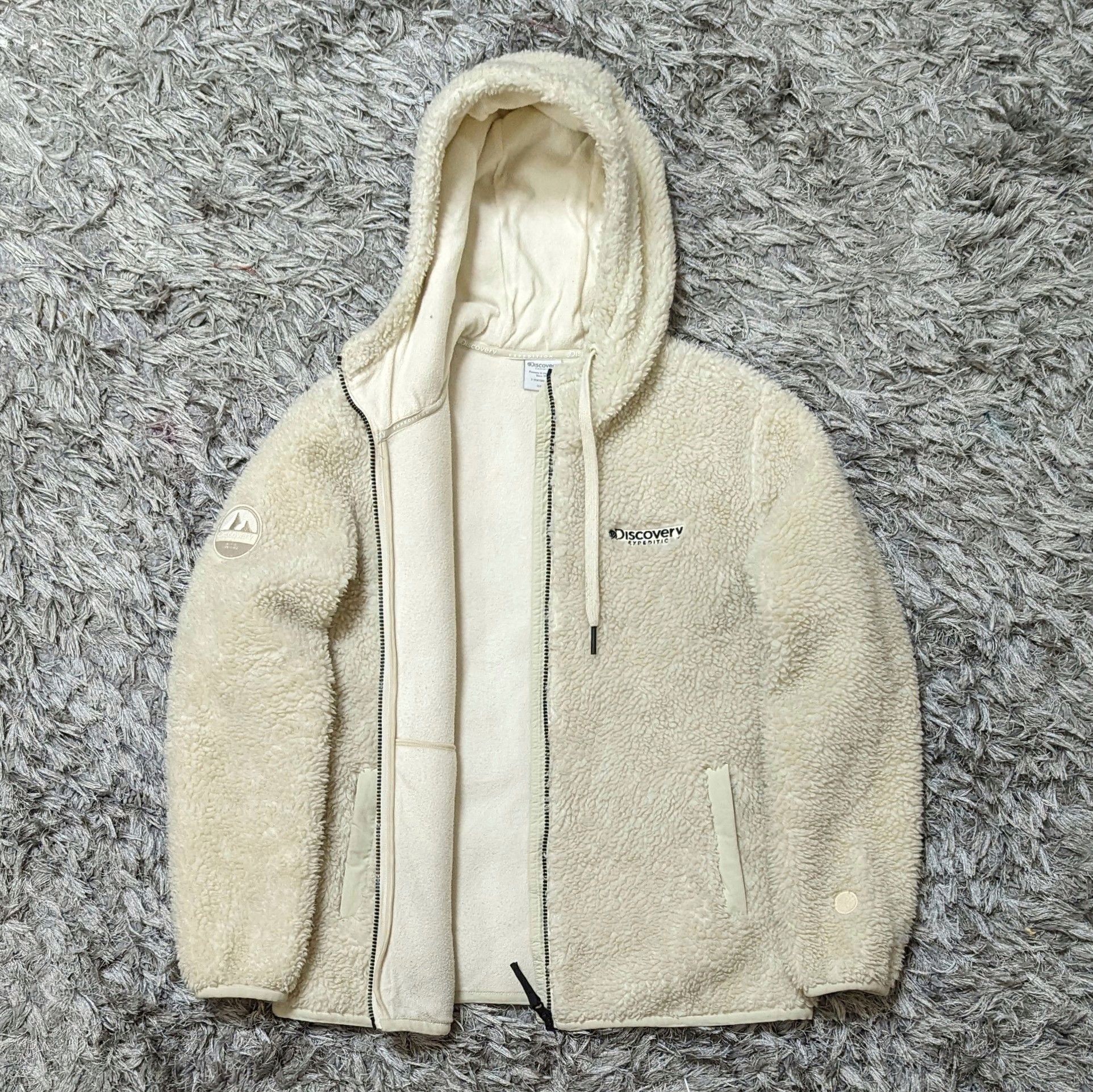 DISCOVERED Discovery Expedition Sherpa Fleece Jacket Zipper Up Coat Size US M / EU 48-50 / 2 - 1 Thumbnail