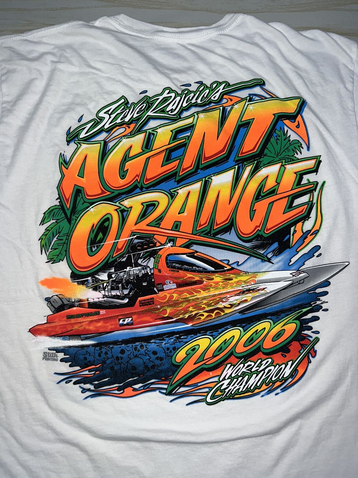 Other Steve Rajcic's Agent Orange drag boat Y2k Tee Size US M / EU 48-50 / 2 - 5 Thumbnail