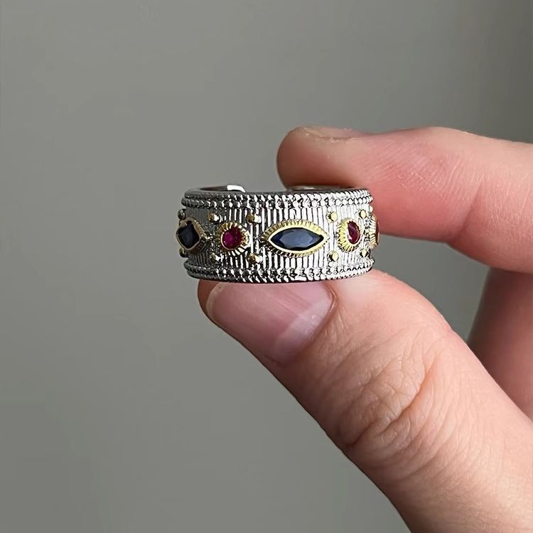 Jewelry New Trend Jewelry Rings Open Size Chrome Ring (Size 7-13) Size ONE SIZE - 4 Thumbnail