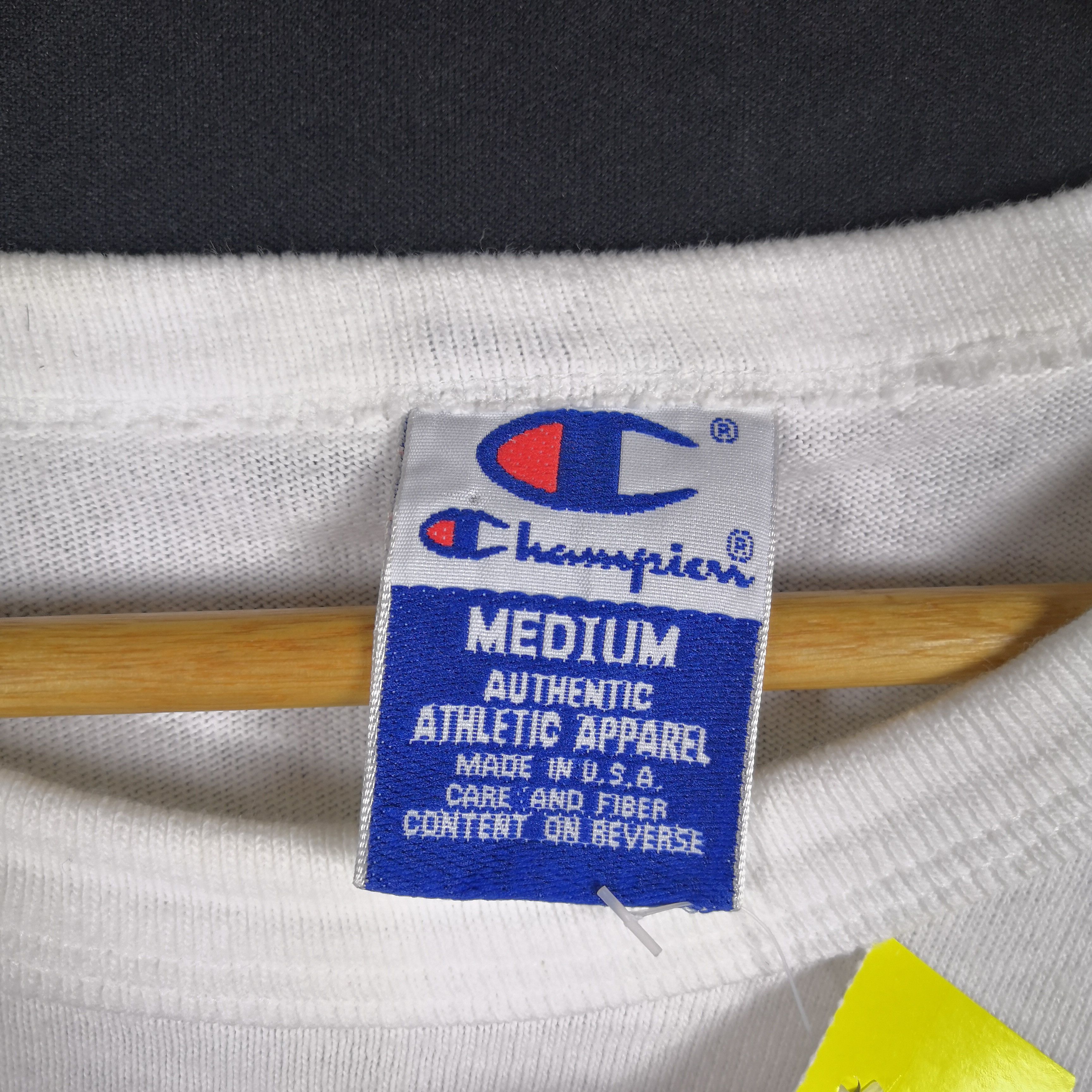 Champion Vintage 90s Champion T-Shirt Streetwear Spell Out Logo Tee Size US L / EU 52-54 / 3 - 4 Thumbnail