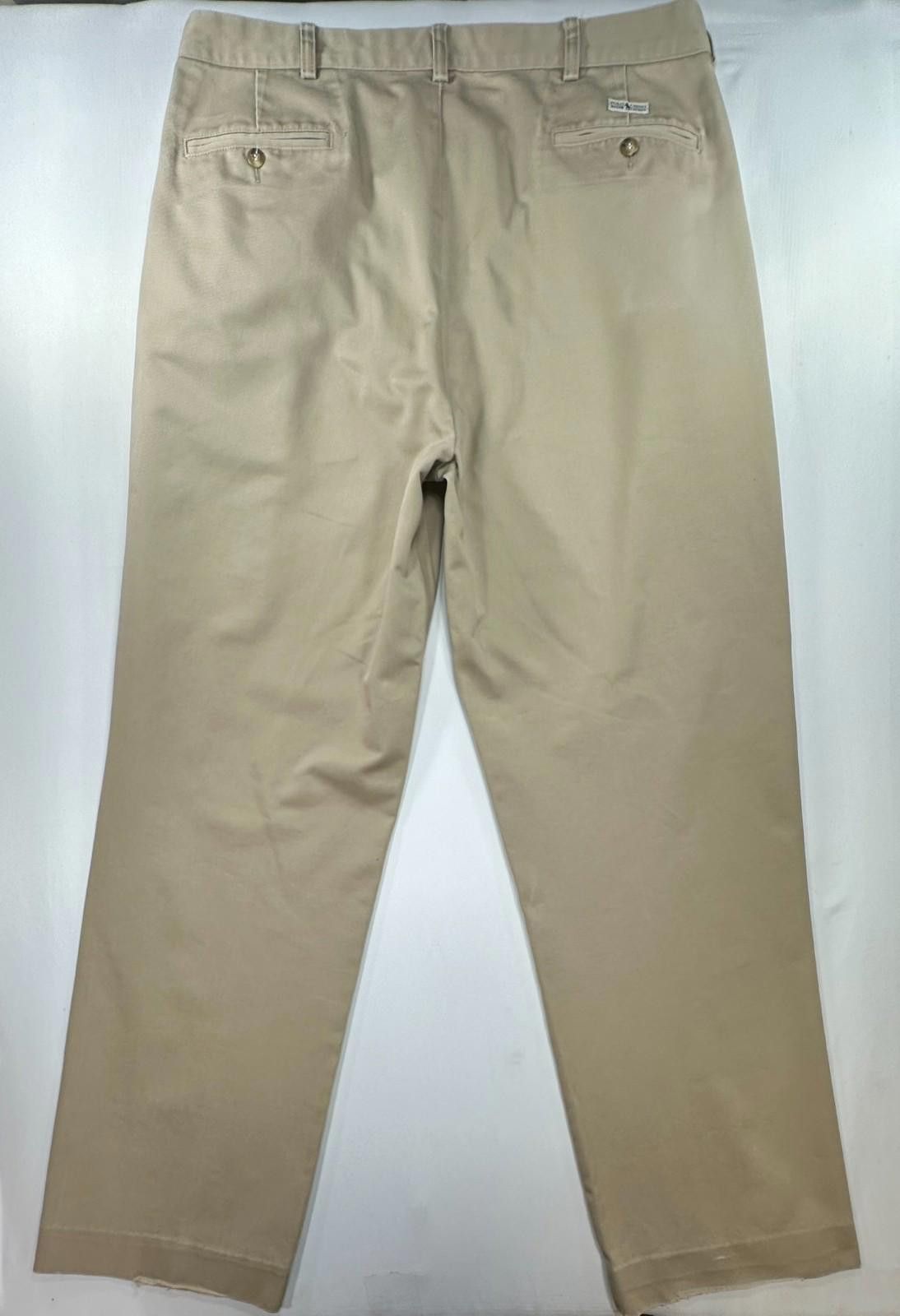 Polo Ralph Lauren Polo Ralph Lauren Straight Leg Pleated Chinos Brown Mens 38/34 Size US 38 / EU 54 - 2 Thumbnail