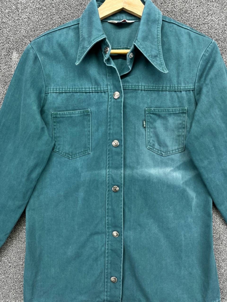 Levi's Vintage 70s Levi's Big E Black Tab Button Up Flannel Jacket Size M / US 6-8 / IT 42-44 - 5 Thumbnail