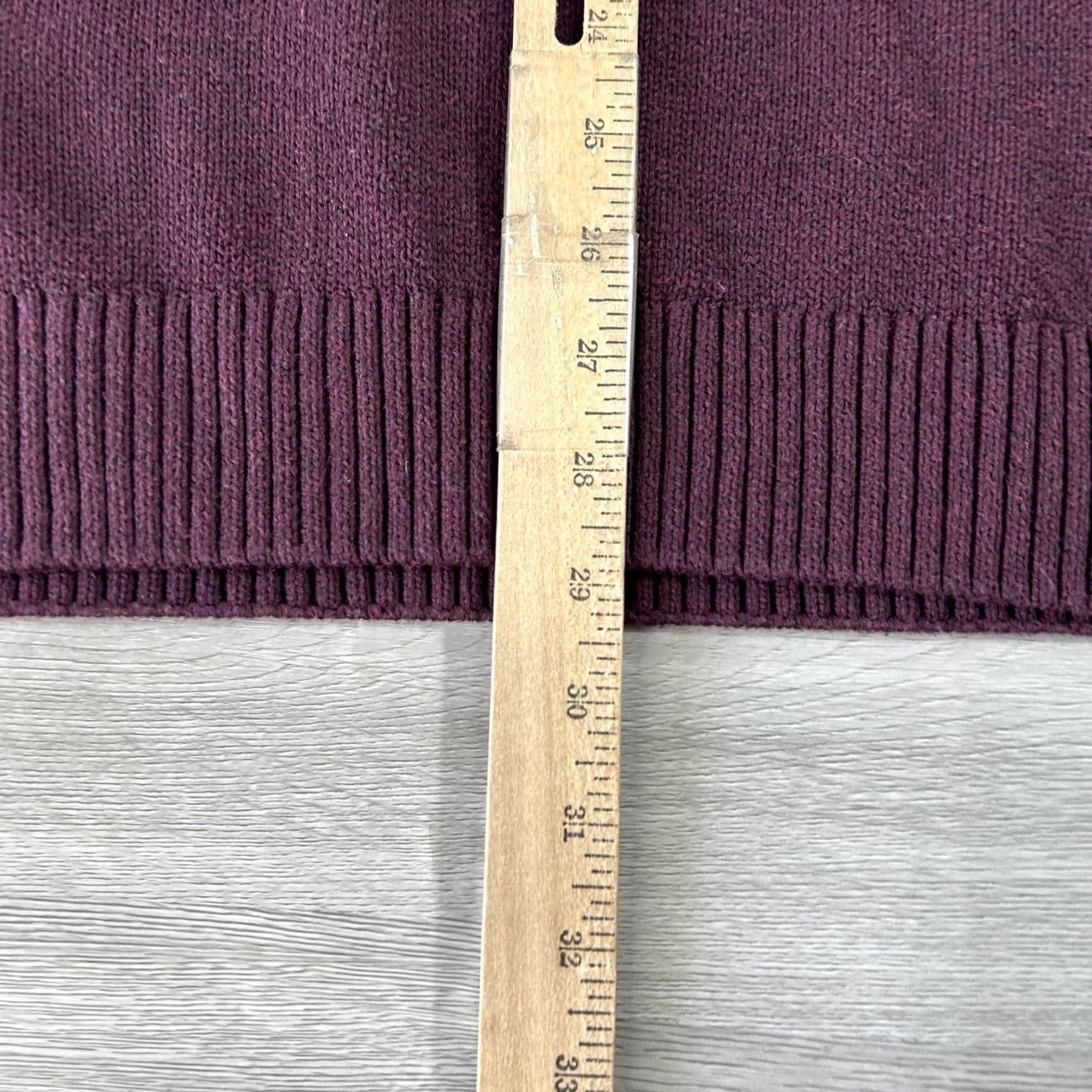 Rodd & Gunn Rodd & Gunn Sweater Mens Small Purple 1/4 Zip Mock Neck Cotton Knit Pullover Size US S / EU 44-46 / 1 - 7 Thumbnail