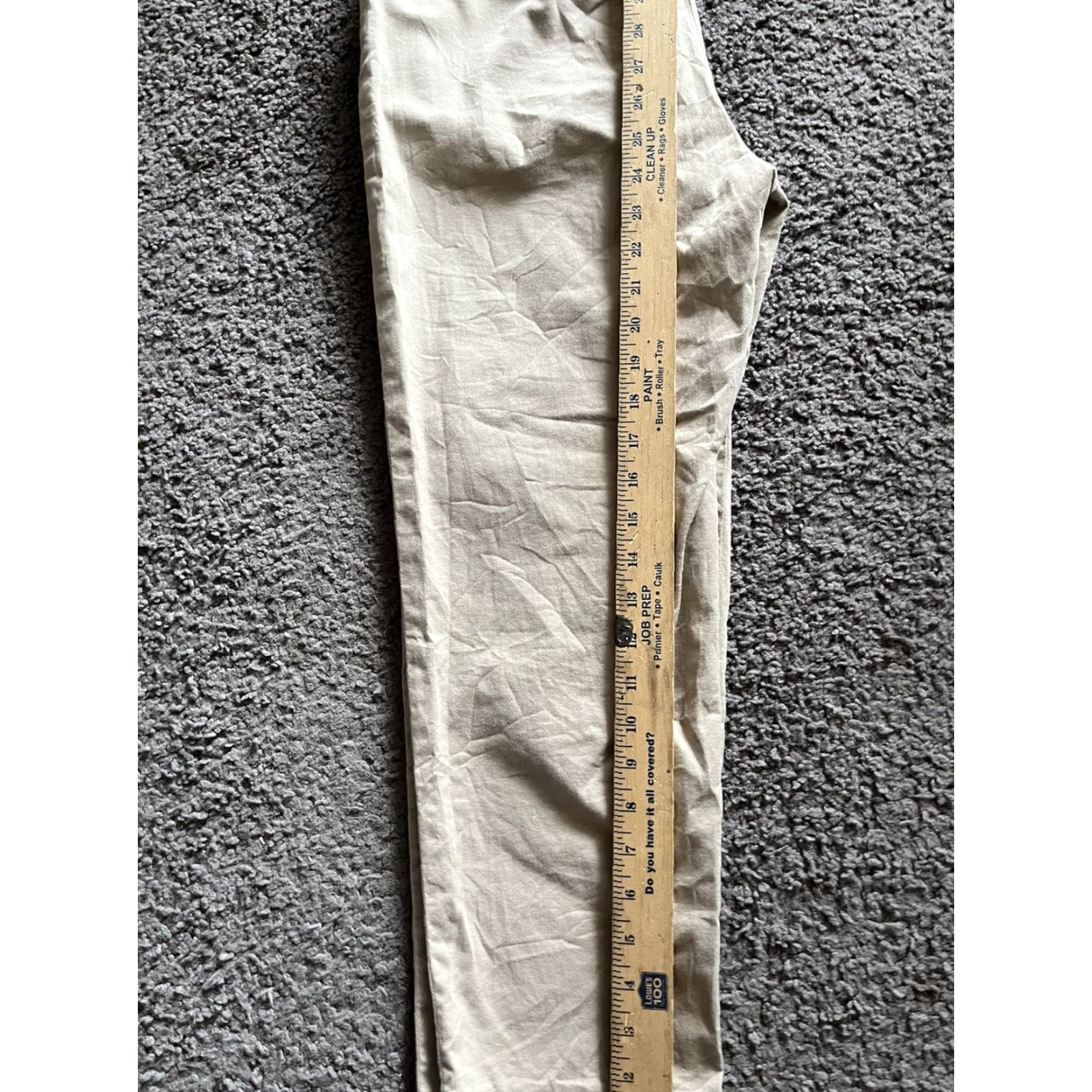 Pendleton VINTAGE Pendleton Pants Womens 4P Petite Capri Flat Front Beige Cotton Spandex 90s Womens Size 27" / US 4 / IT 40 - 6 Thumbnail
