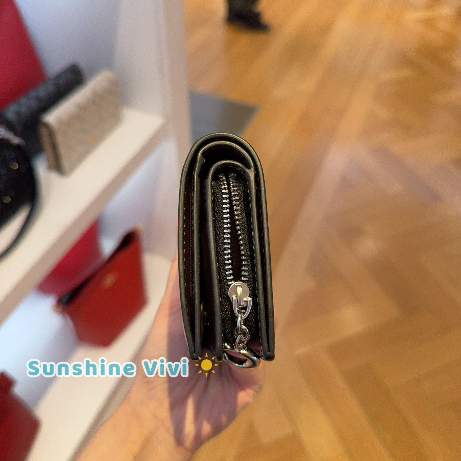 Coach NWT Coach Black Patent Leather Snap Small Wallet CW790 Size ONE SIZE - 2 Thumbnail