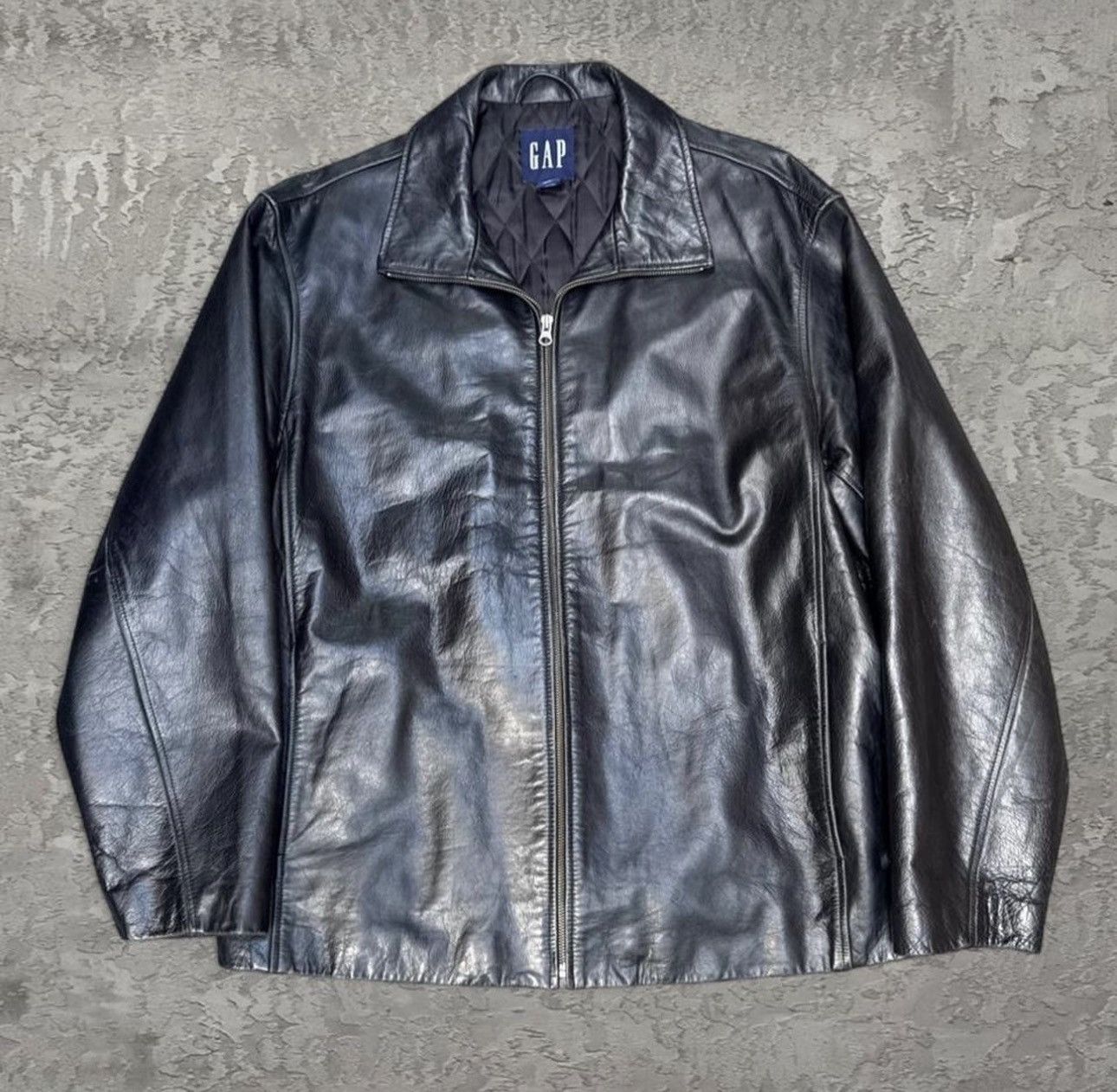 Gap × Vintage Vintage Leather GAP Jacket | Grailed
