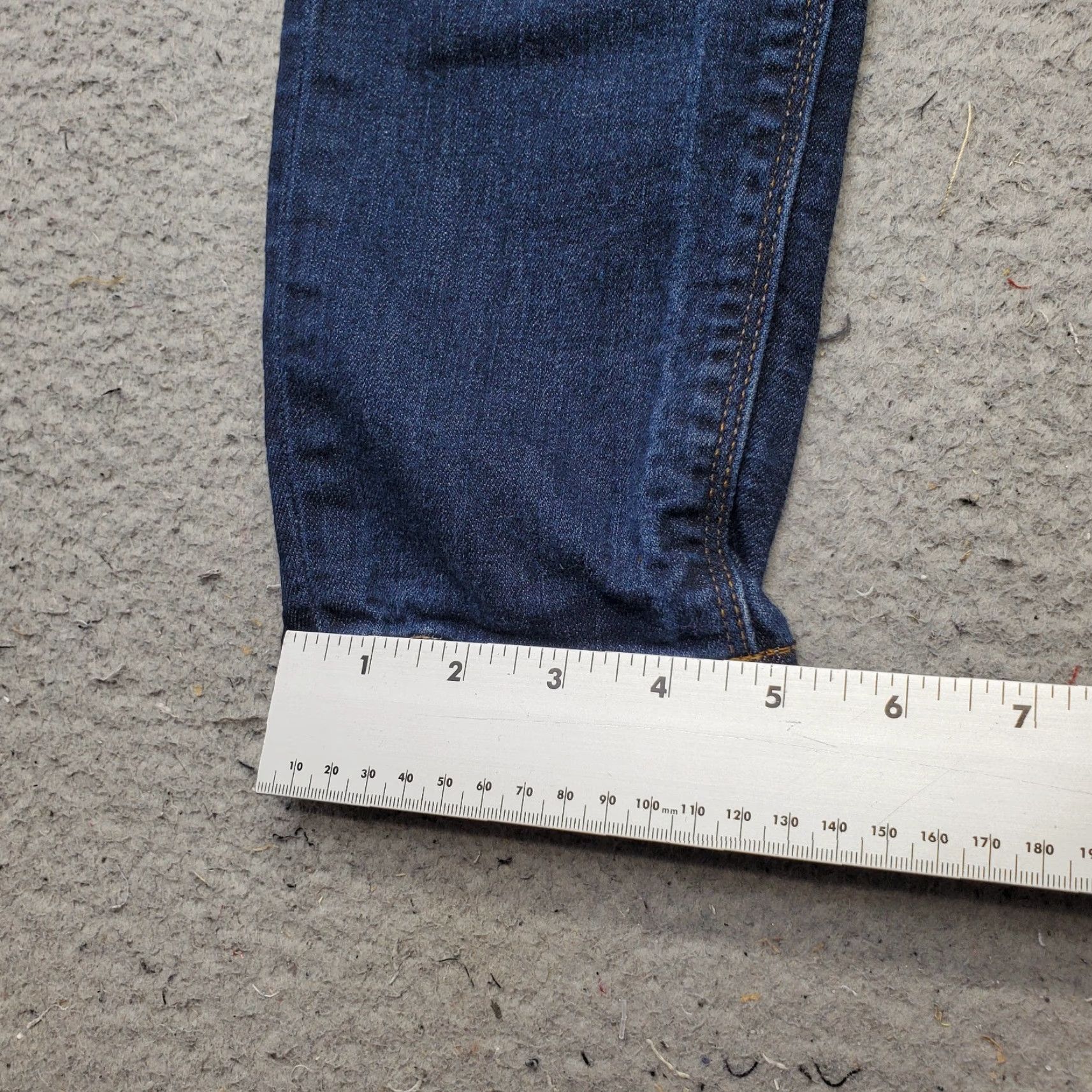 Hudson Hudson Womens Size 31 Blue Denim 5 Pocket Stretch Krista Super Skinny Jeans Shirt Hoodie? Size 24" / US 00 / IT 34 - 5 Thumbnail