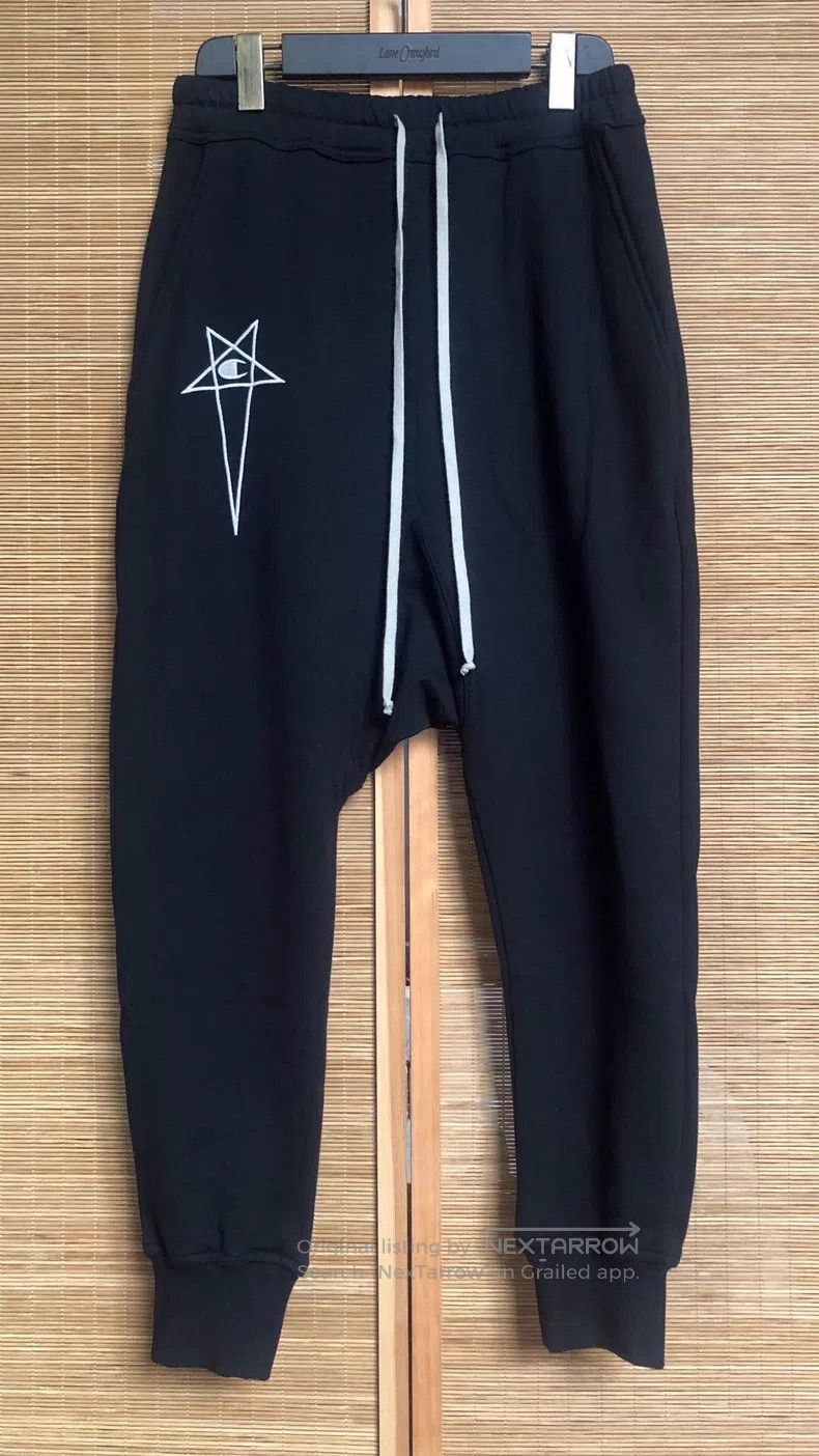 Rick Owens Rick Owens size xs Champion collaboration slouchy crotch pa Size US 28 / EU 44 - 3 Thumbnail